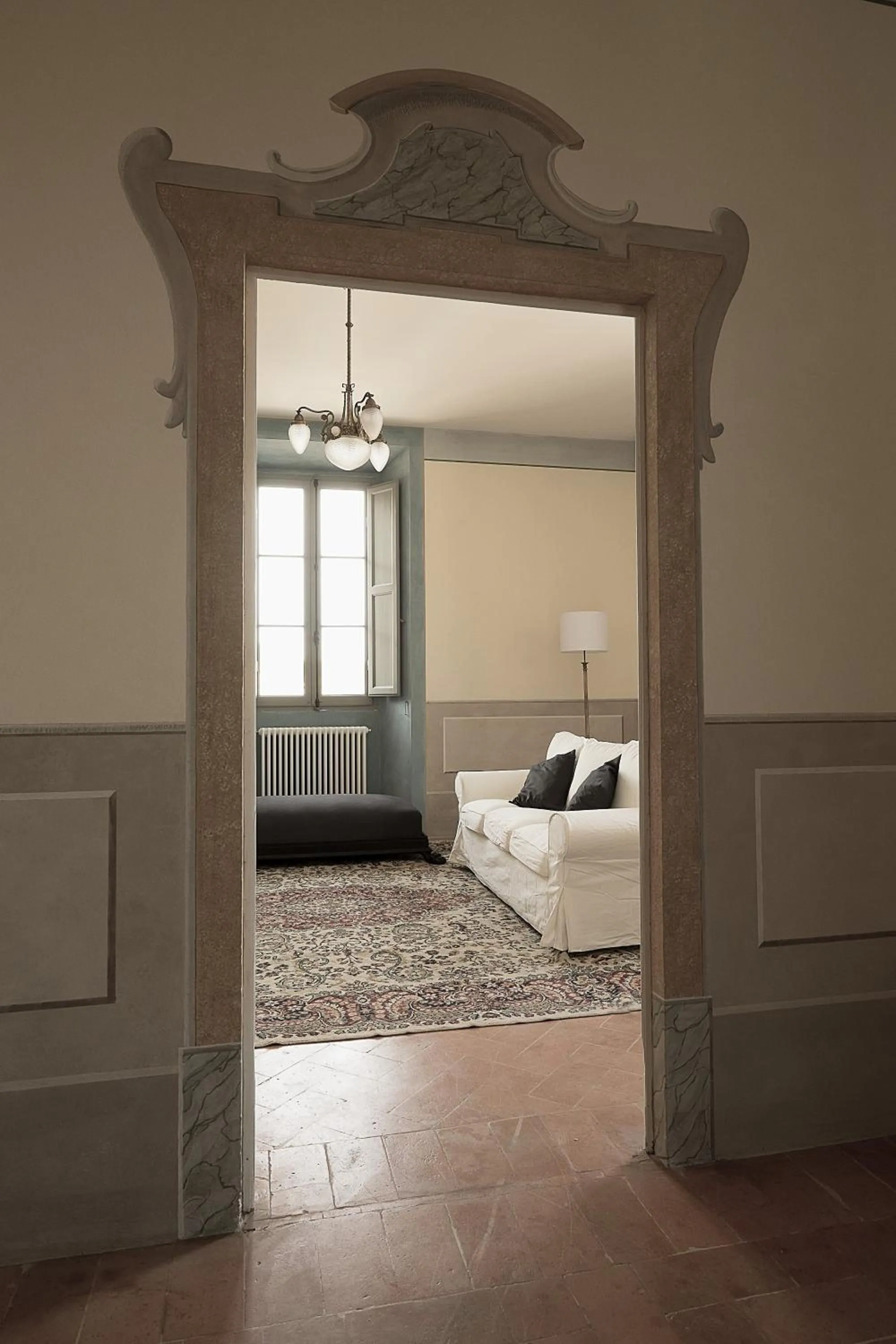 Lounge or bar, Bed in B&B Palazzo Mattei