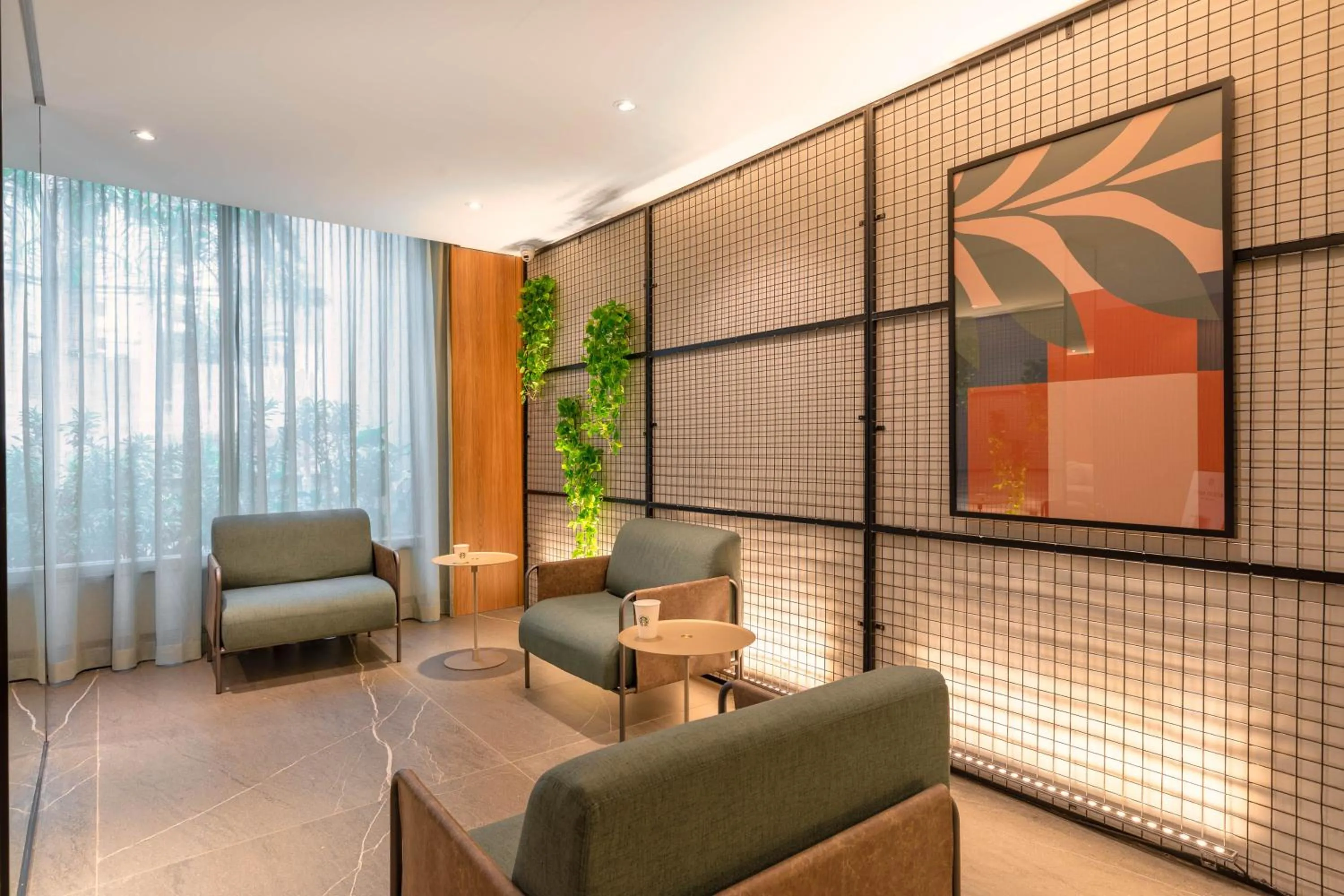 Living room in Cozzy Premium Paulista Hotel