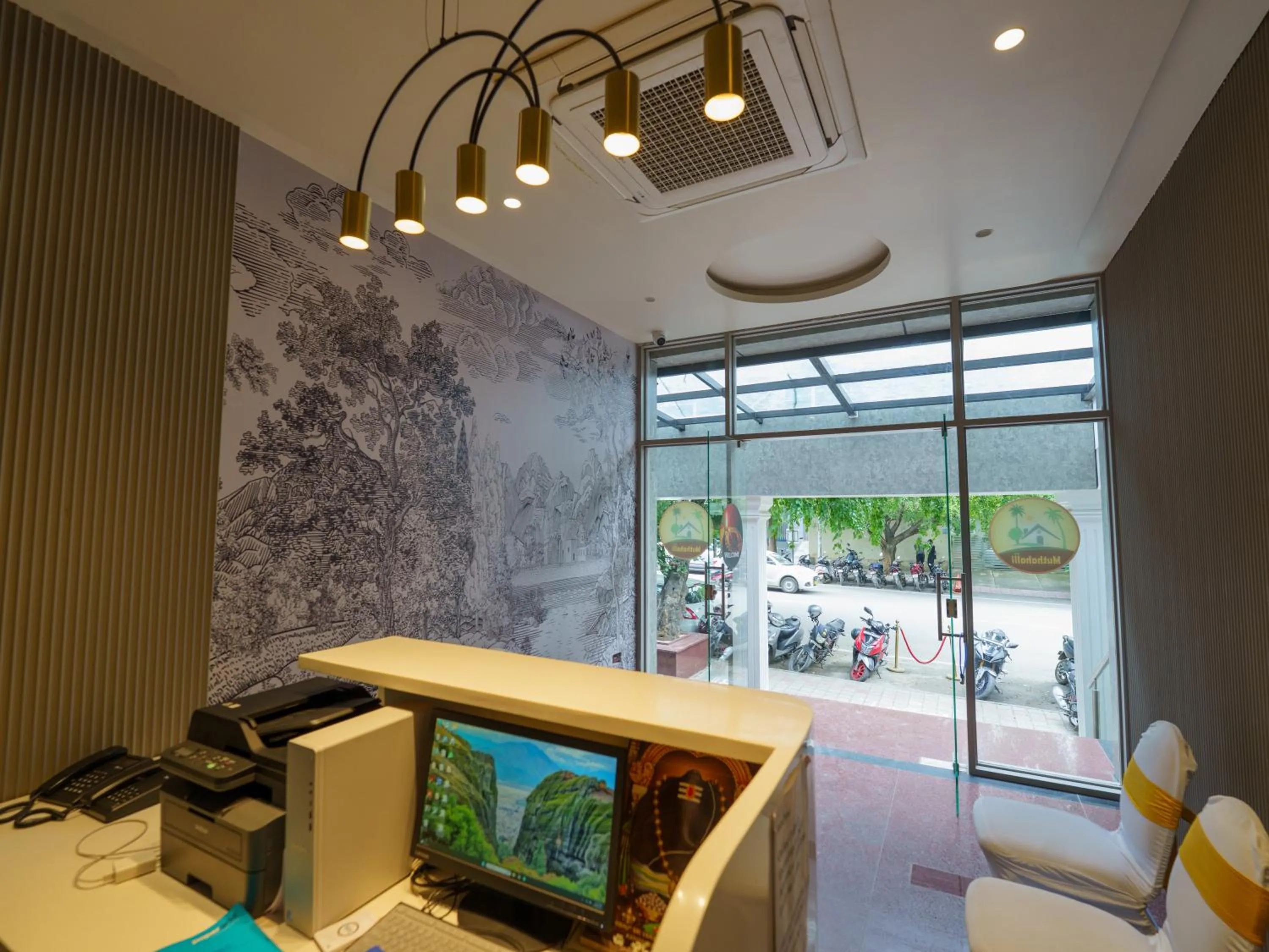 Lobby or reception in Hotel Muthahalli Grand