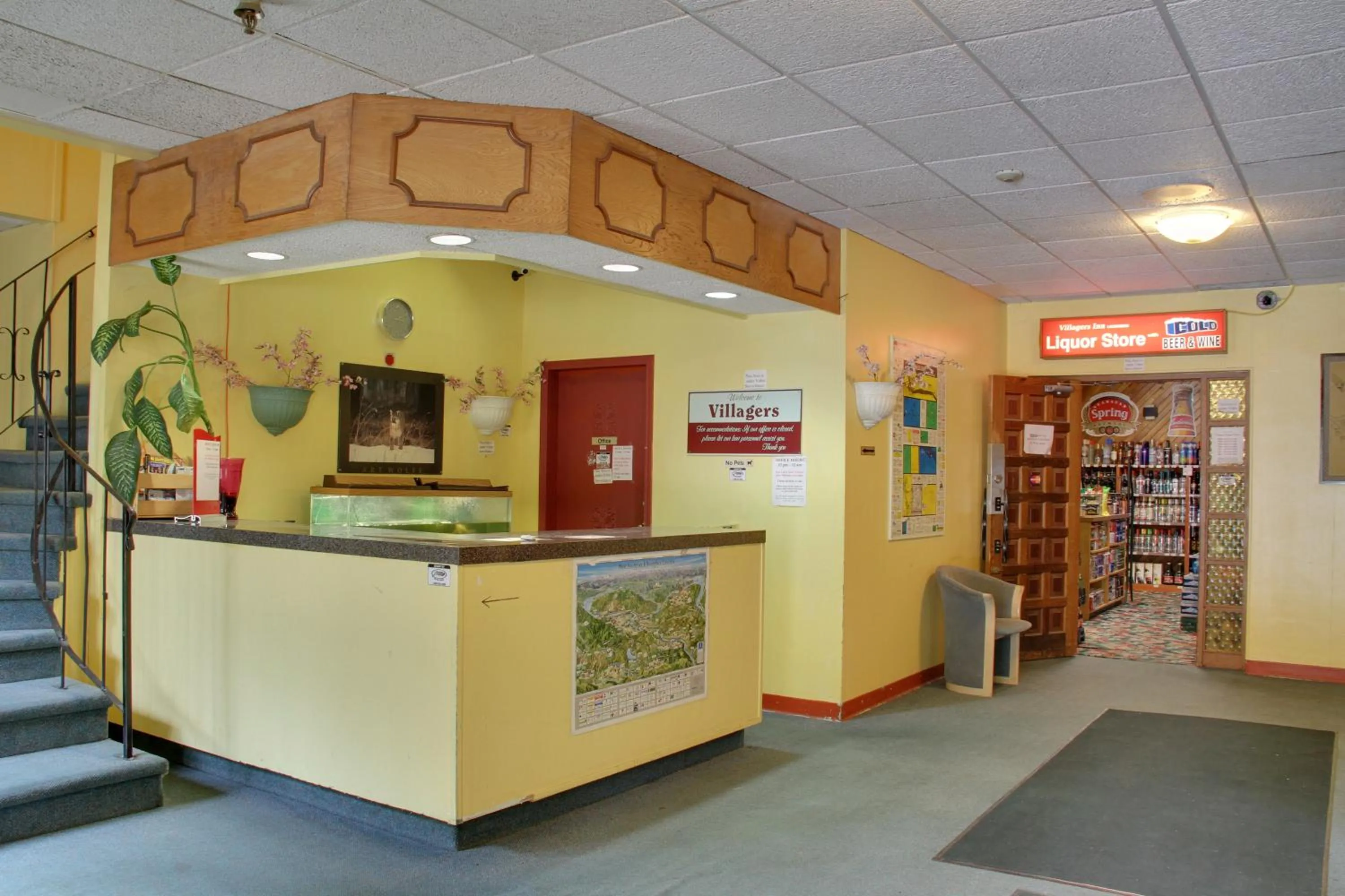 Lobby or reception in Villagers Inn