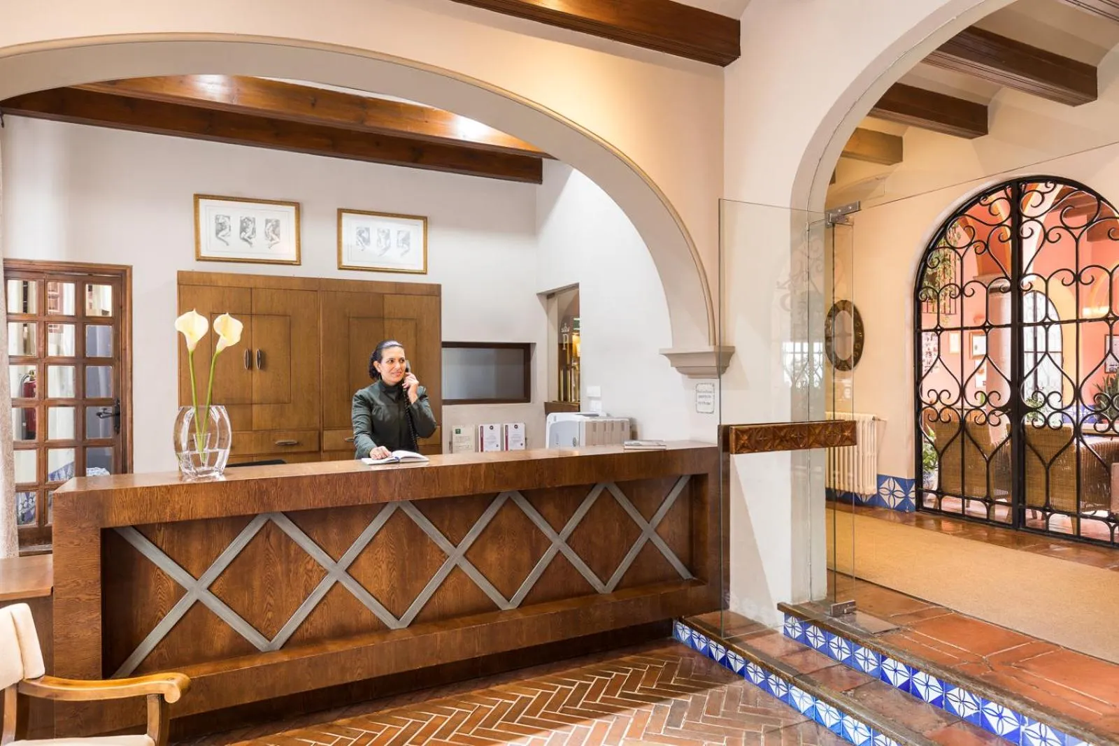 Lobby or reception in Parador de Arcos de la Frontera