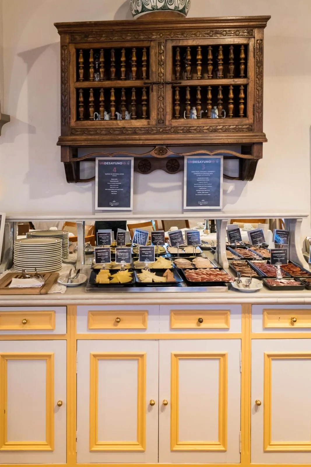 Buffet breakfast in Parador de Arcos de la Frontera