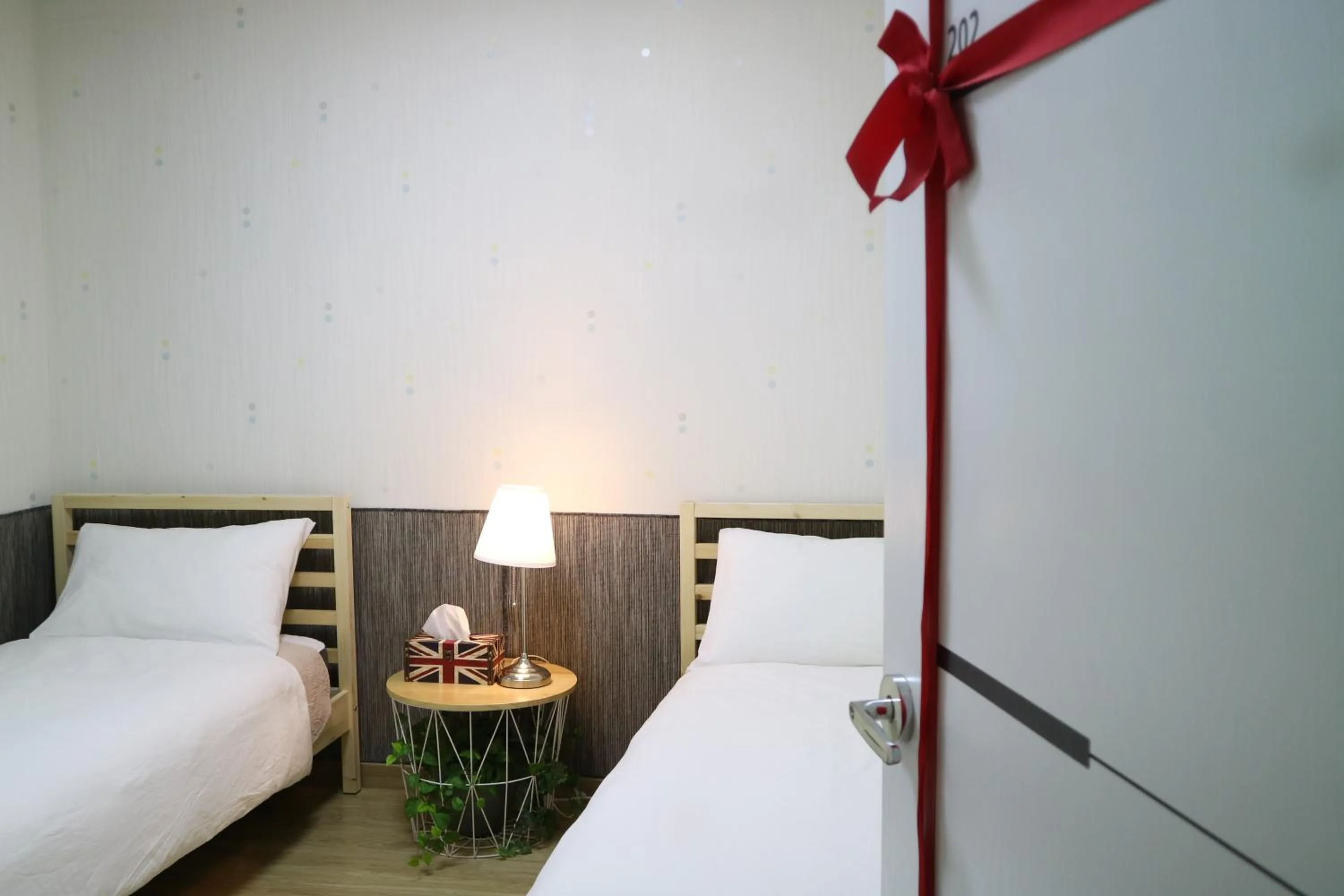 Bed in Mr. Kim Guesthouse