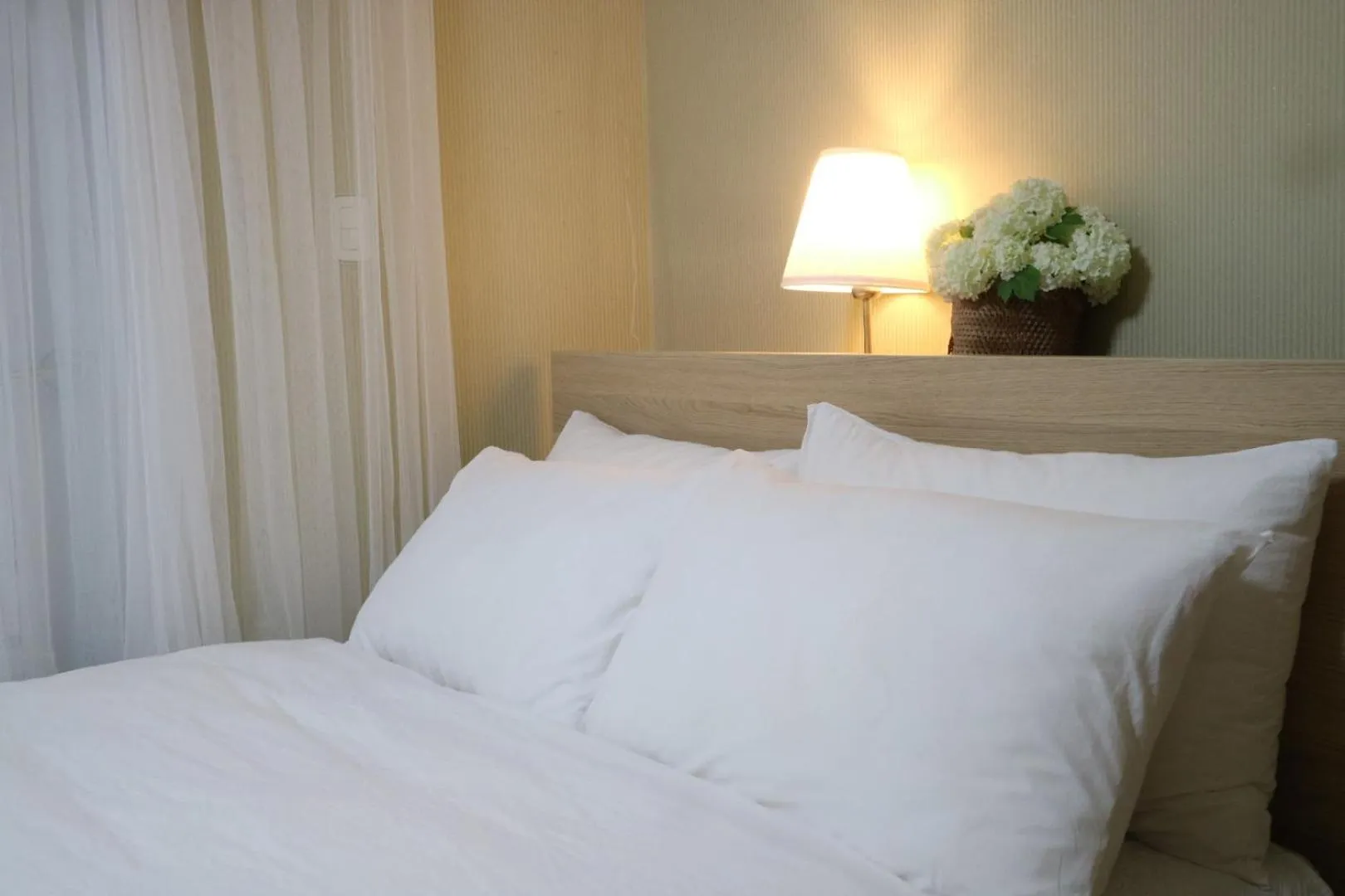 Bed in Mr. Kim Guesthouse