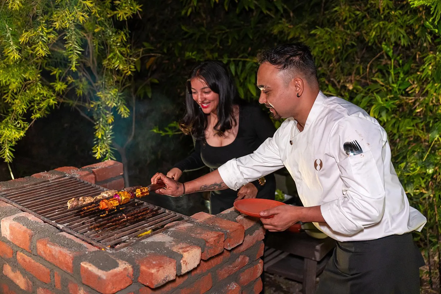 BBQ facilities in Maati Resort by The Lake Hill