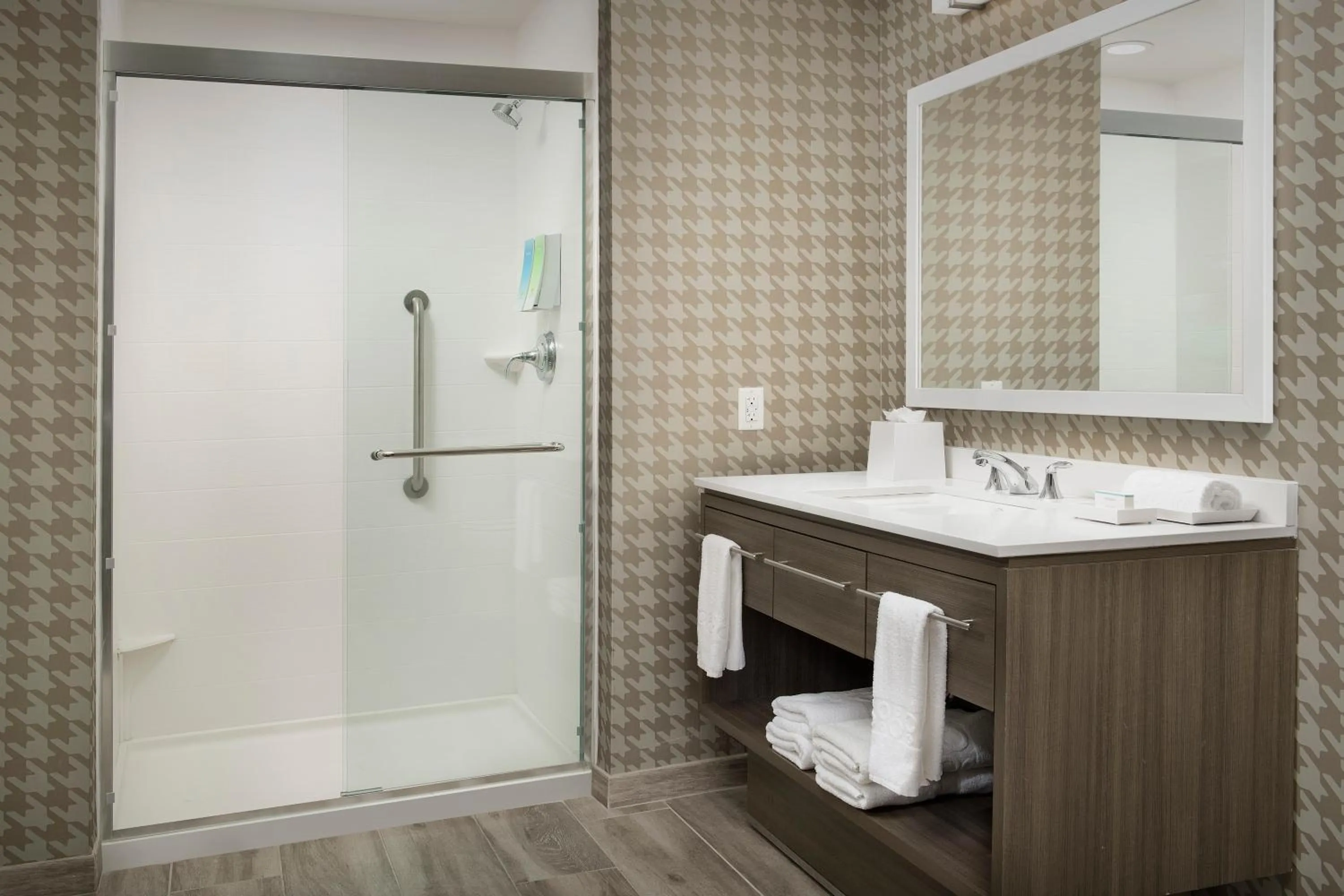 Bathroom in Home2 Suites By Hilton Weston Ft. Lauderdale