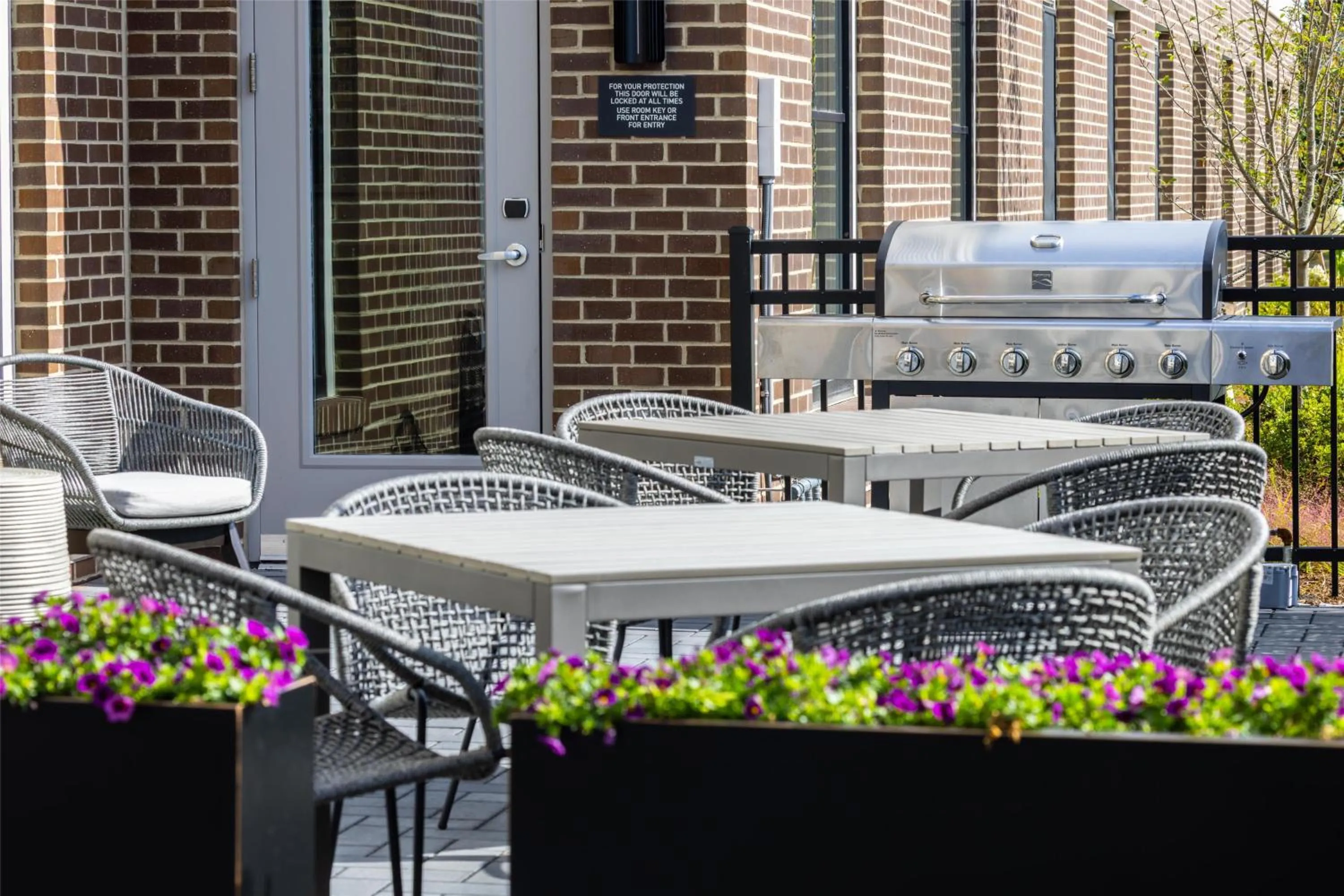Patio in Home2 Suites By Hilton Kittery
