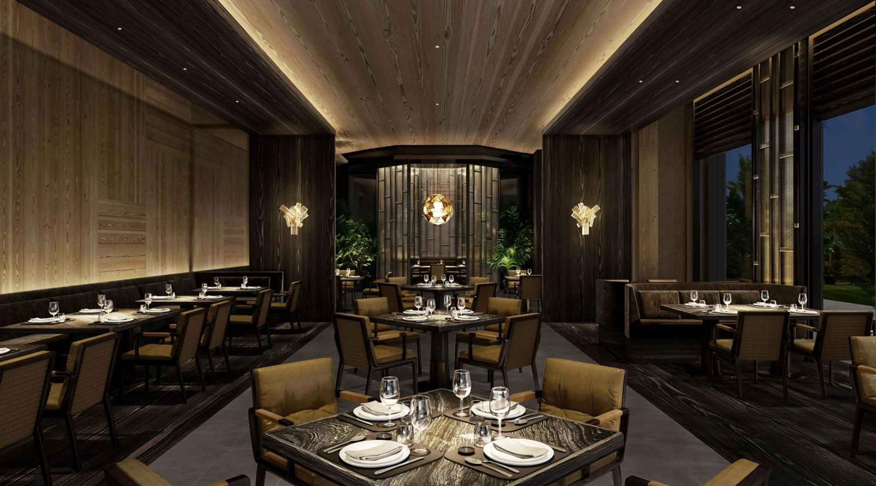 Restaurant/places to eat in Waldorf Astoria Shanghai Qiantan