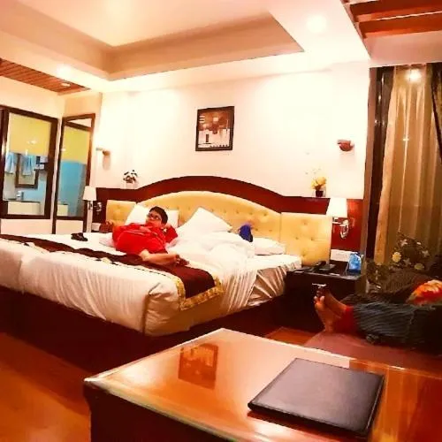 Bed in The Yakha Retreat