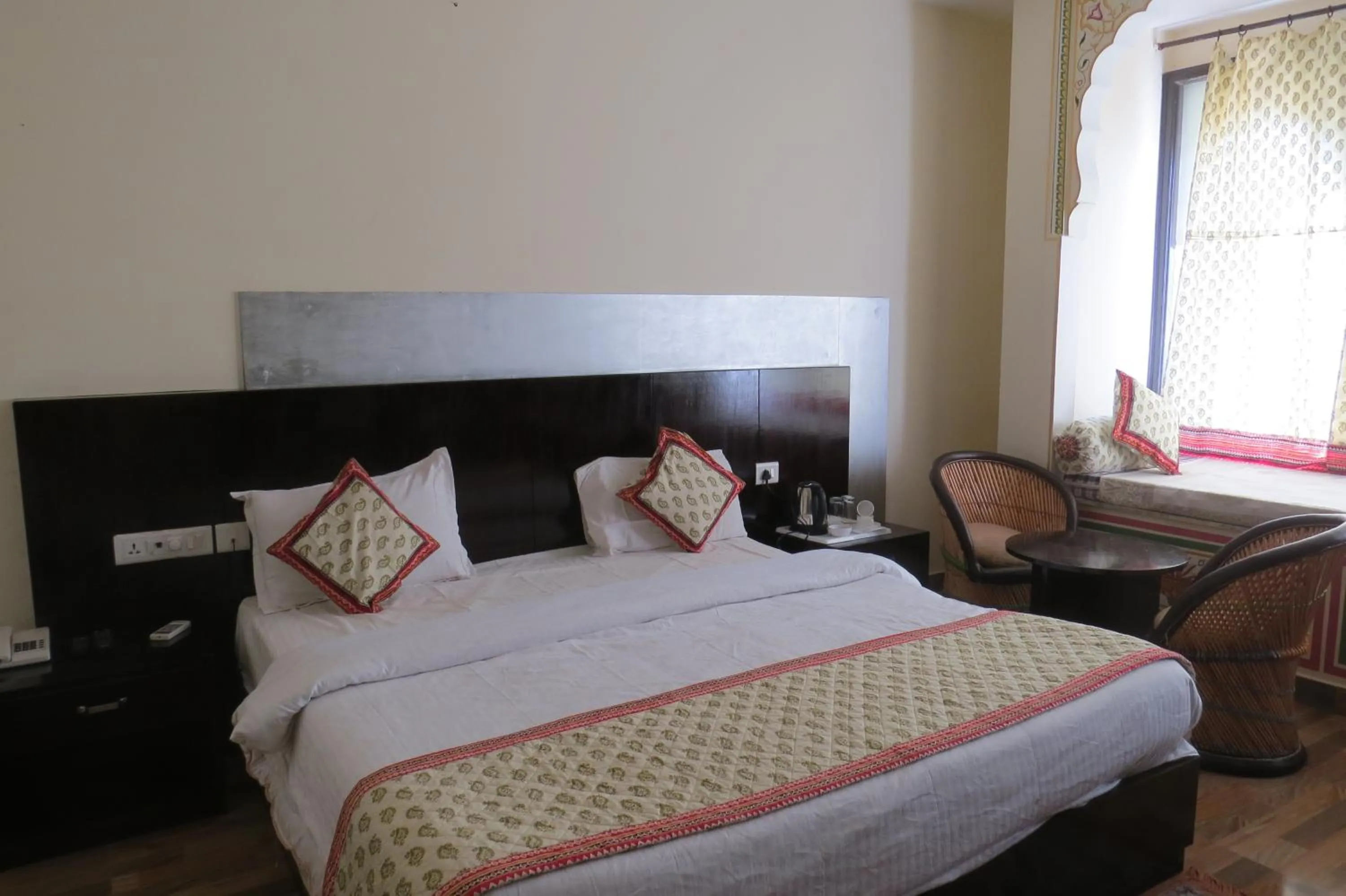 Photo of the whole room, Bed in Rajputana Heritage