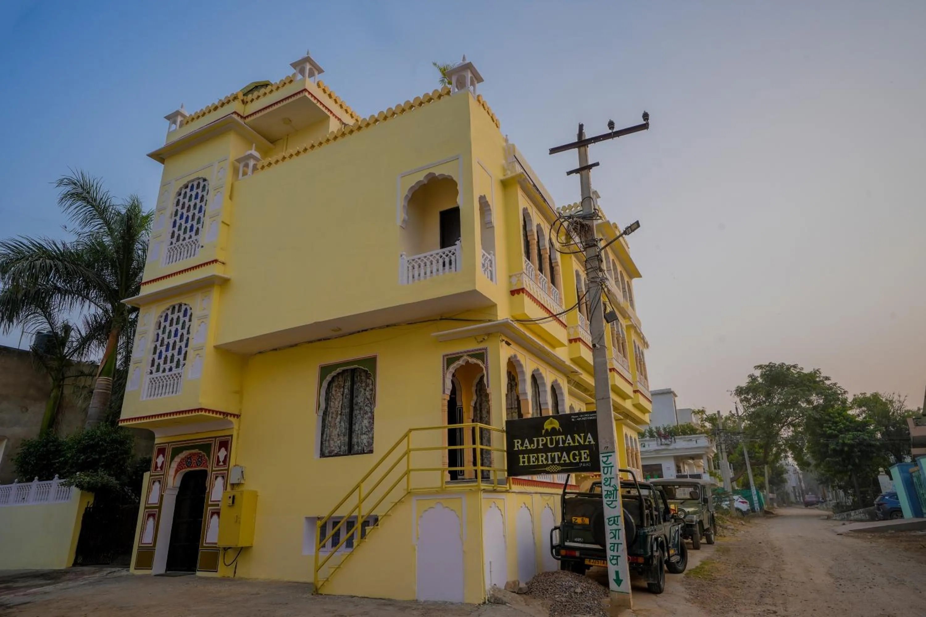 Facade/entrance in Rajputana Heritage