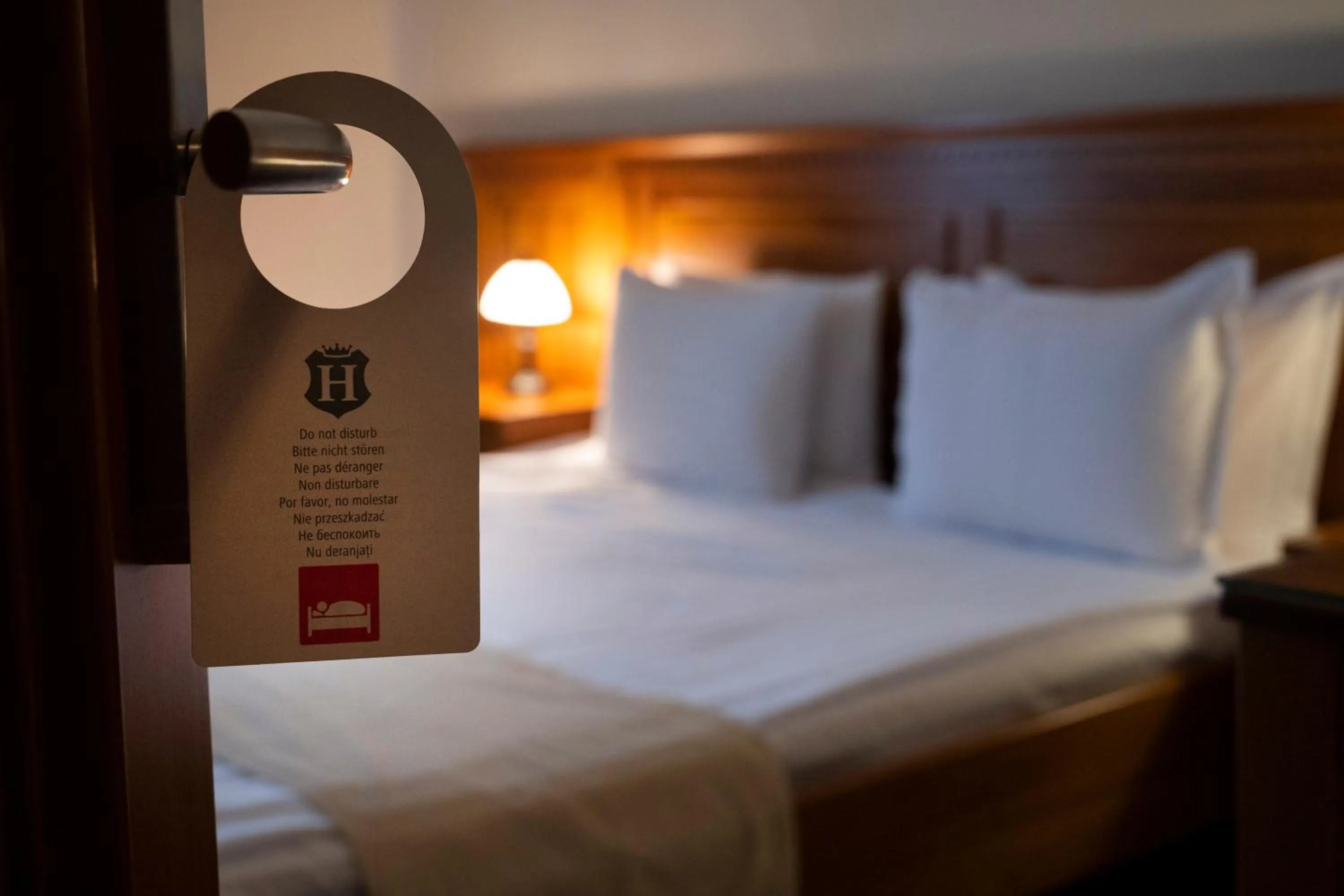 Bed in Hotel Bohemia