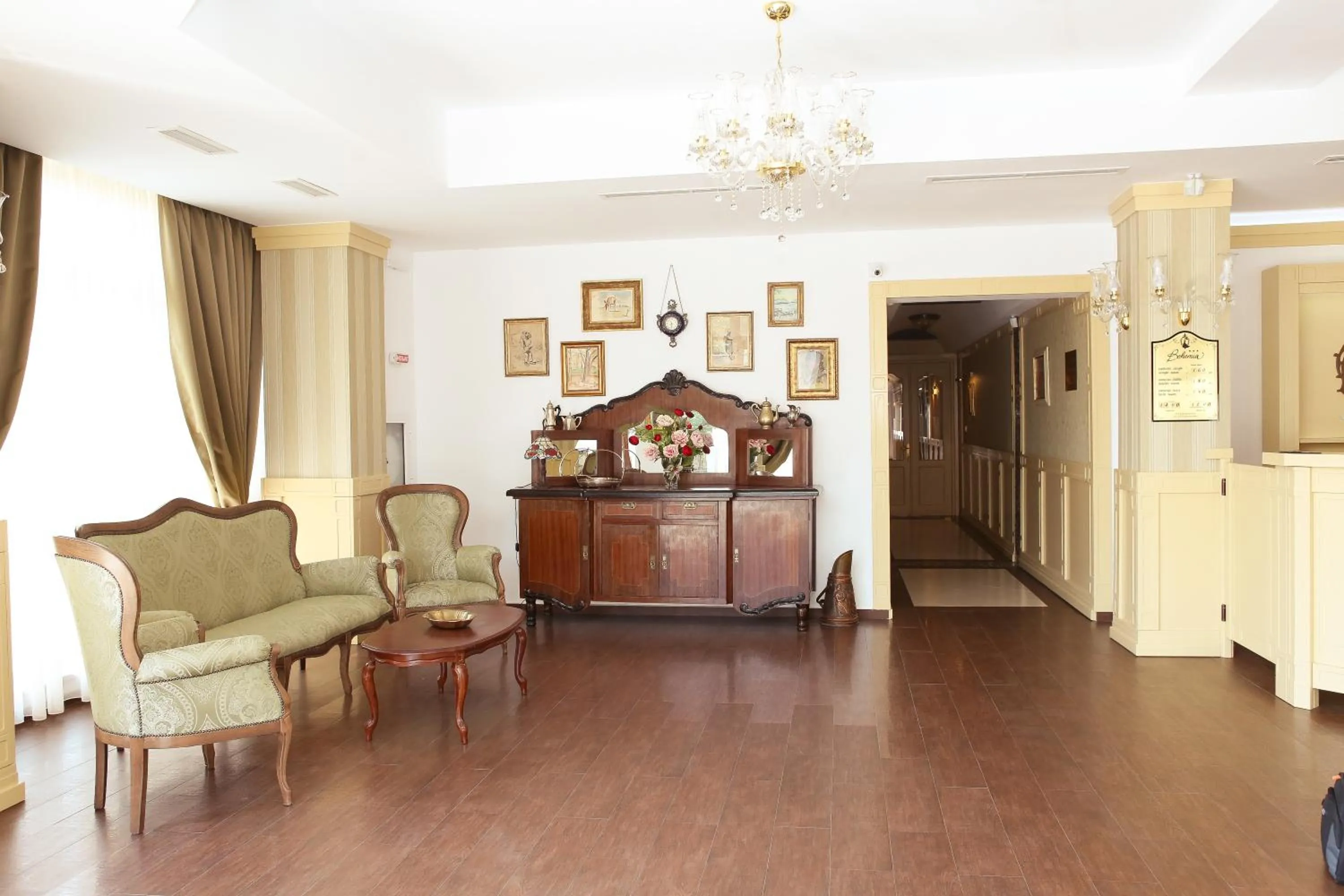 Lobby or reception in Hotel Bohemia