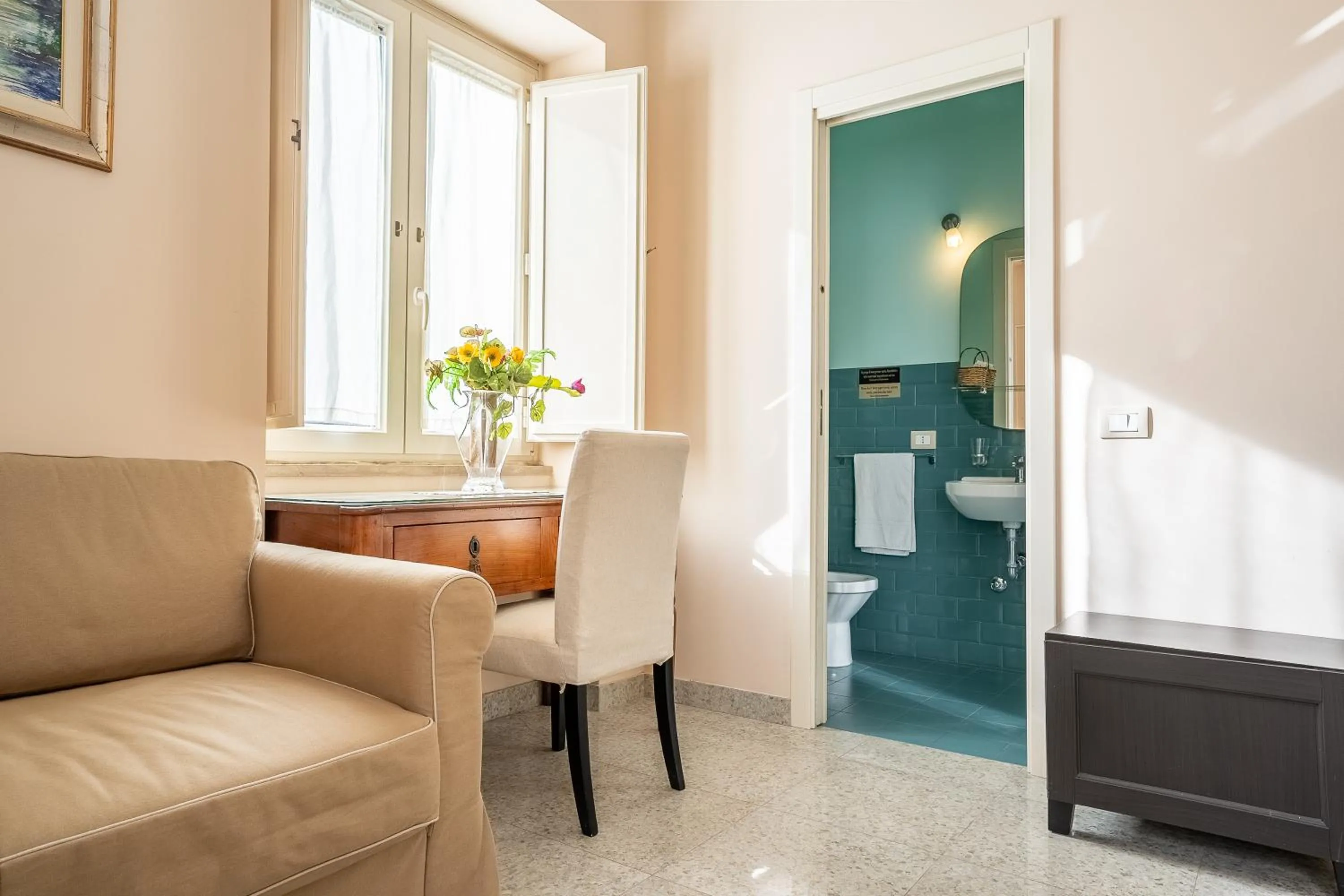 Seating area in B&B Cumpari Turiddu