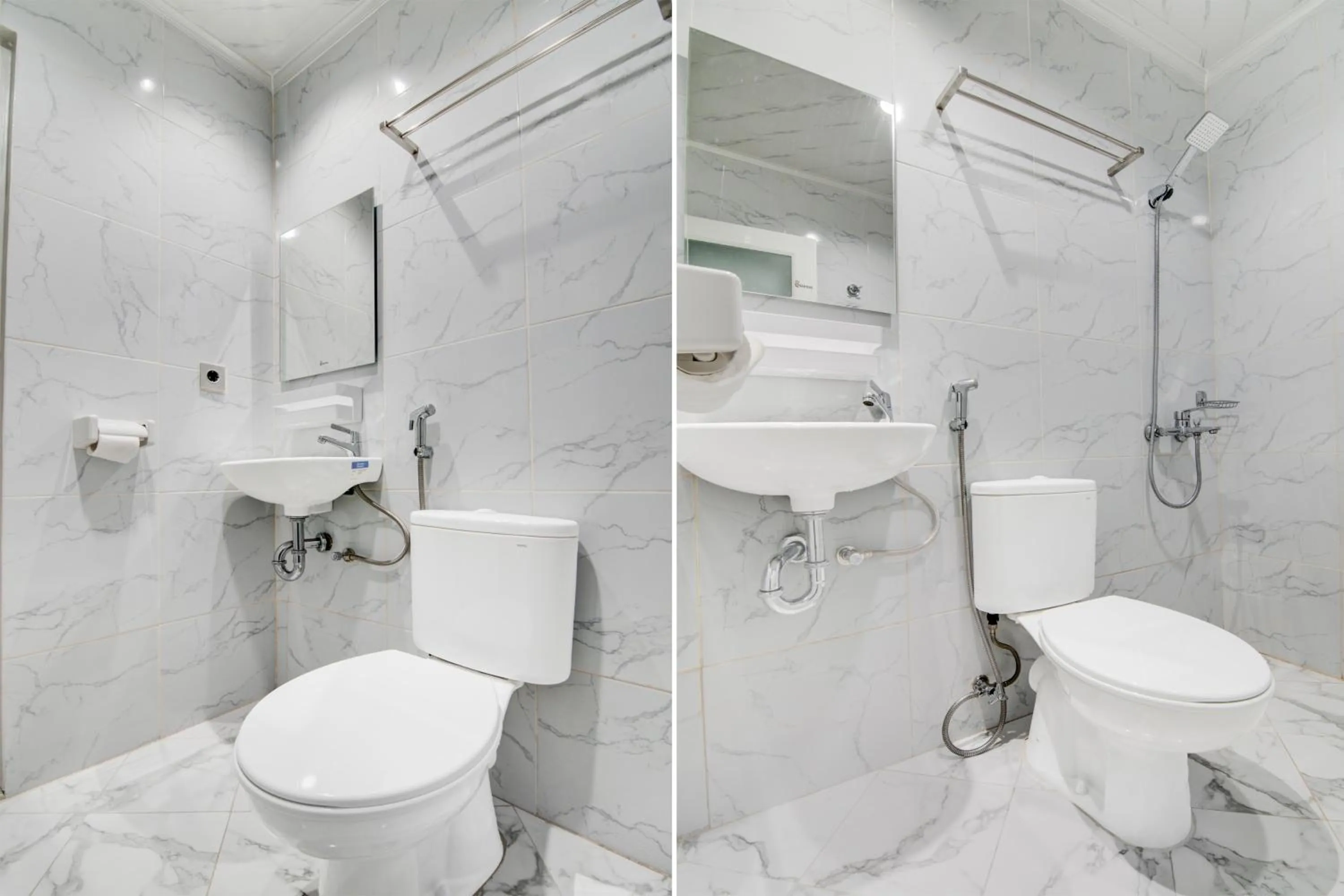 Bathroom in Townhouse Oak Pekanbaru near Mall Pekanbaru formerly Hotel Grand Sahara