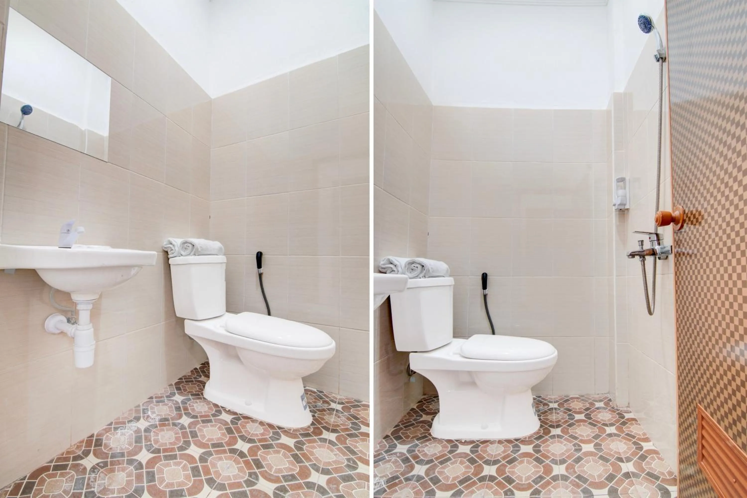 Bathroom in Townhouse Oak Pekanbaru near Mall Pekanbaru formerly Hotel Grand Sahara