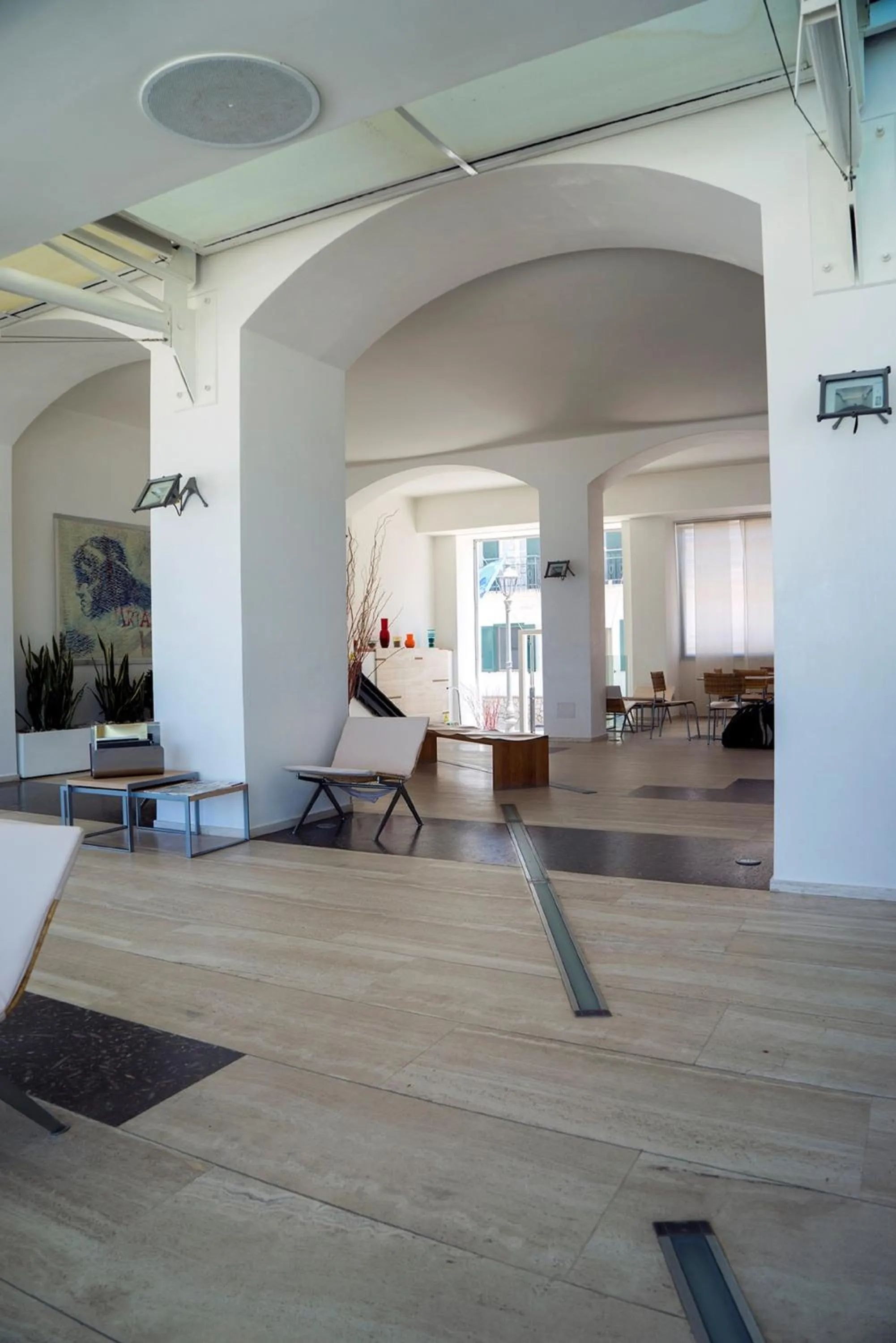 Lobby or reception in Hotel Amyclae