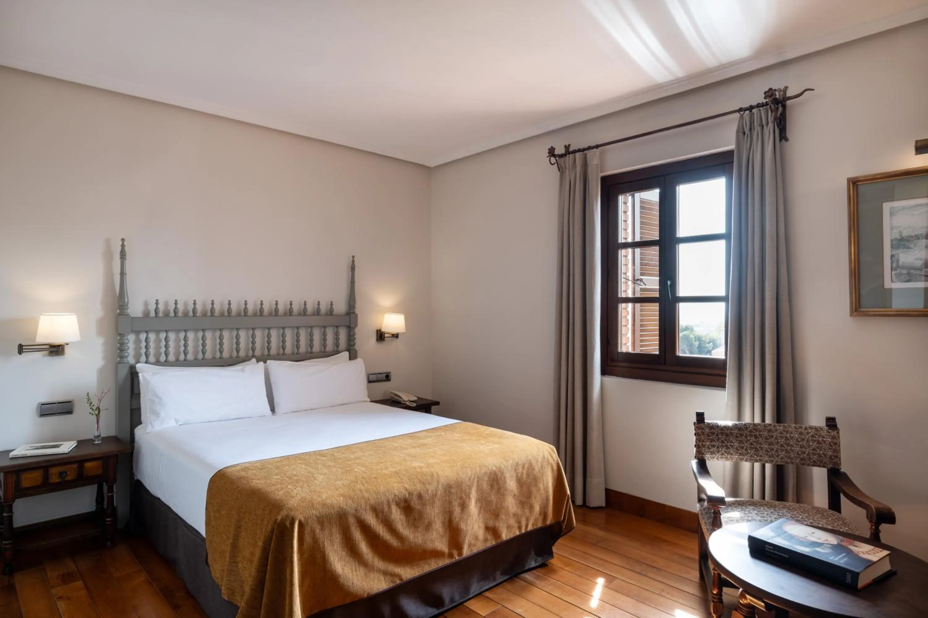 Bed in Parador de Calahorra