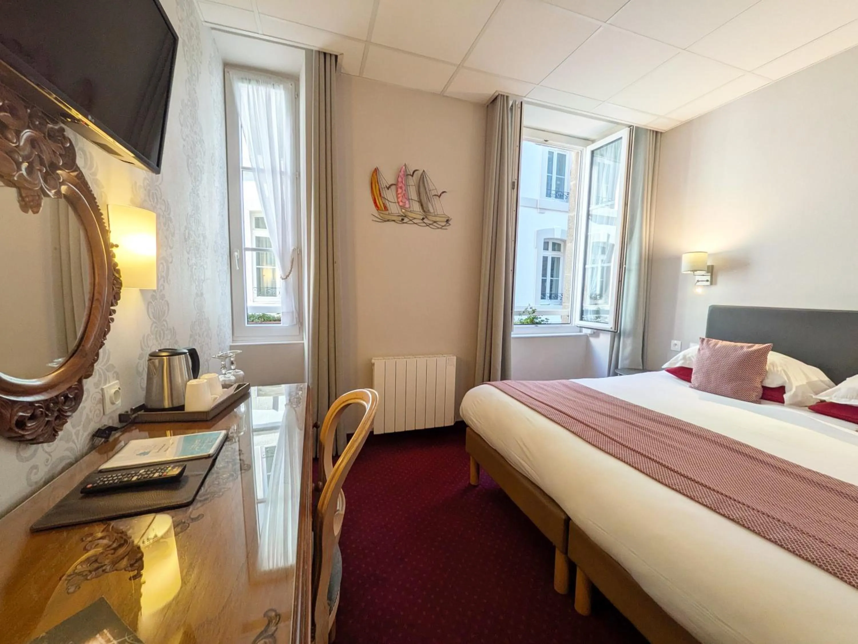 Bed in Hotel des Abers