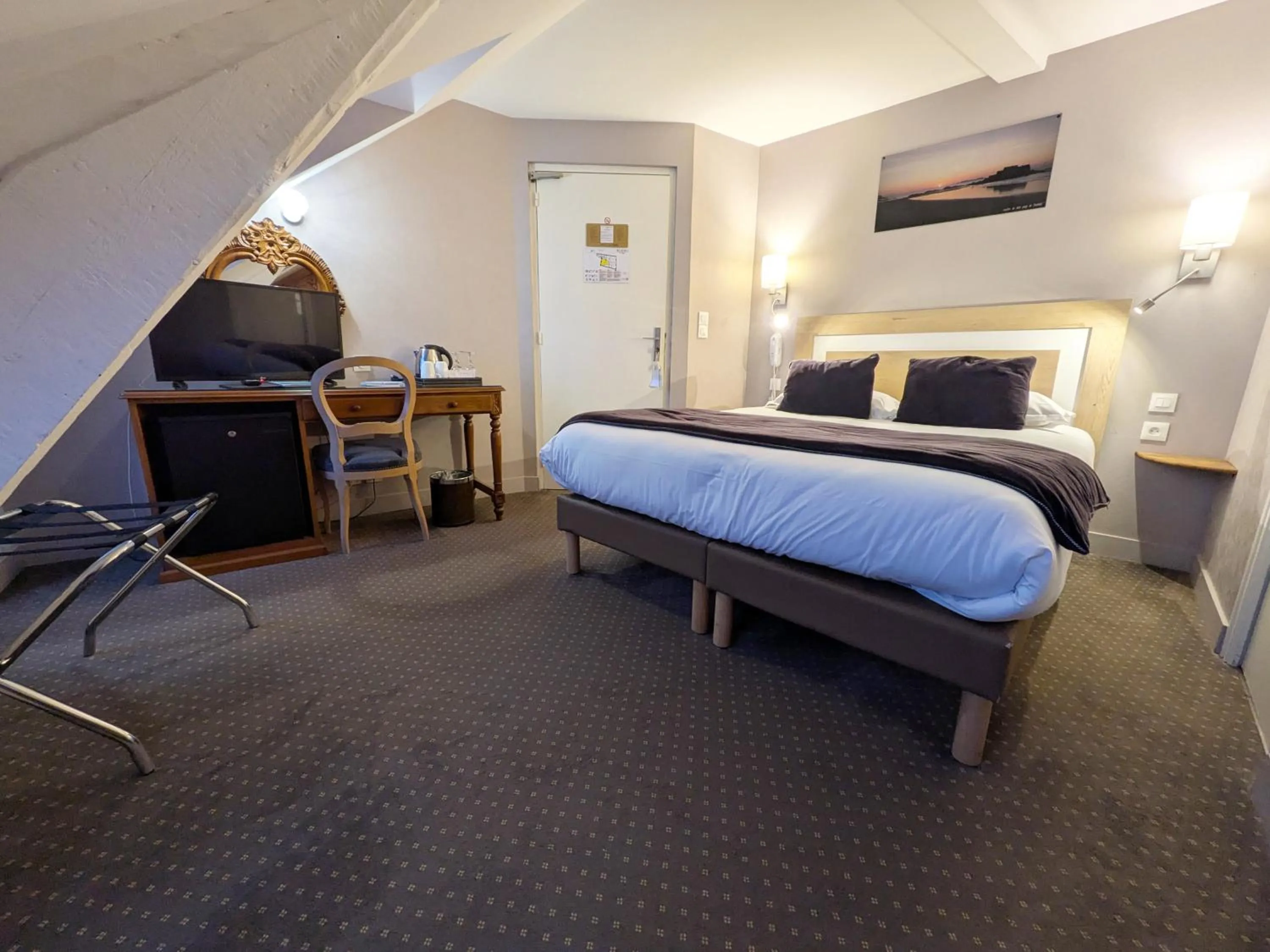 Bed in Hotel des Abers