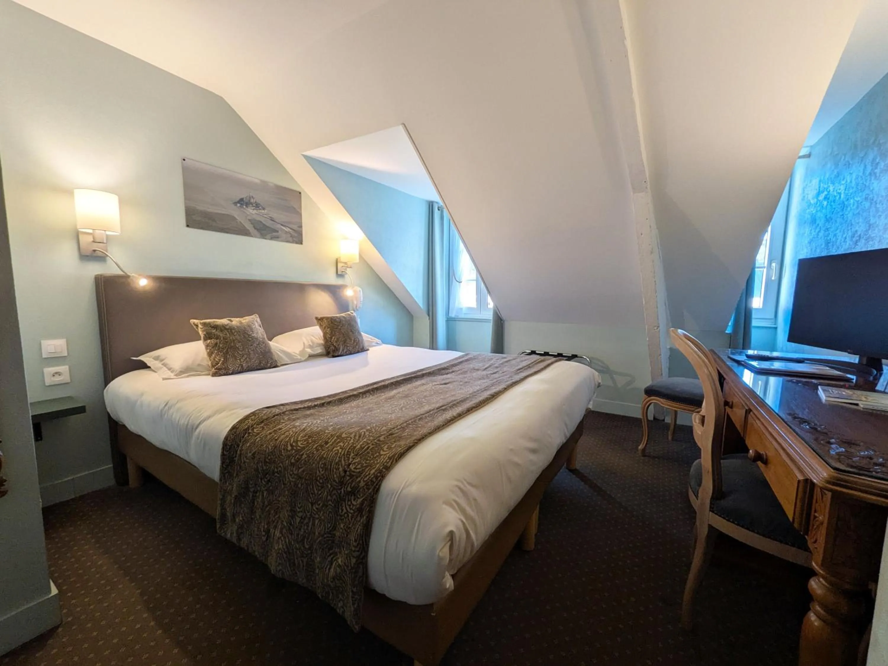 Bed in Hotel des Abers