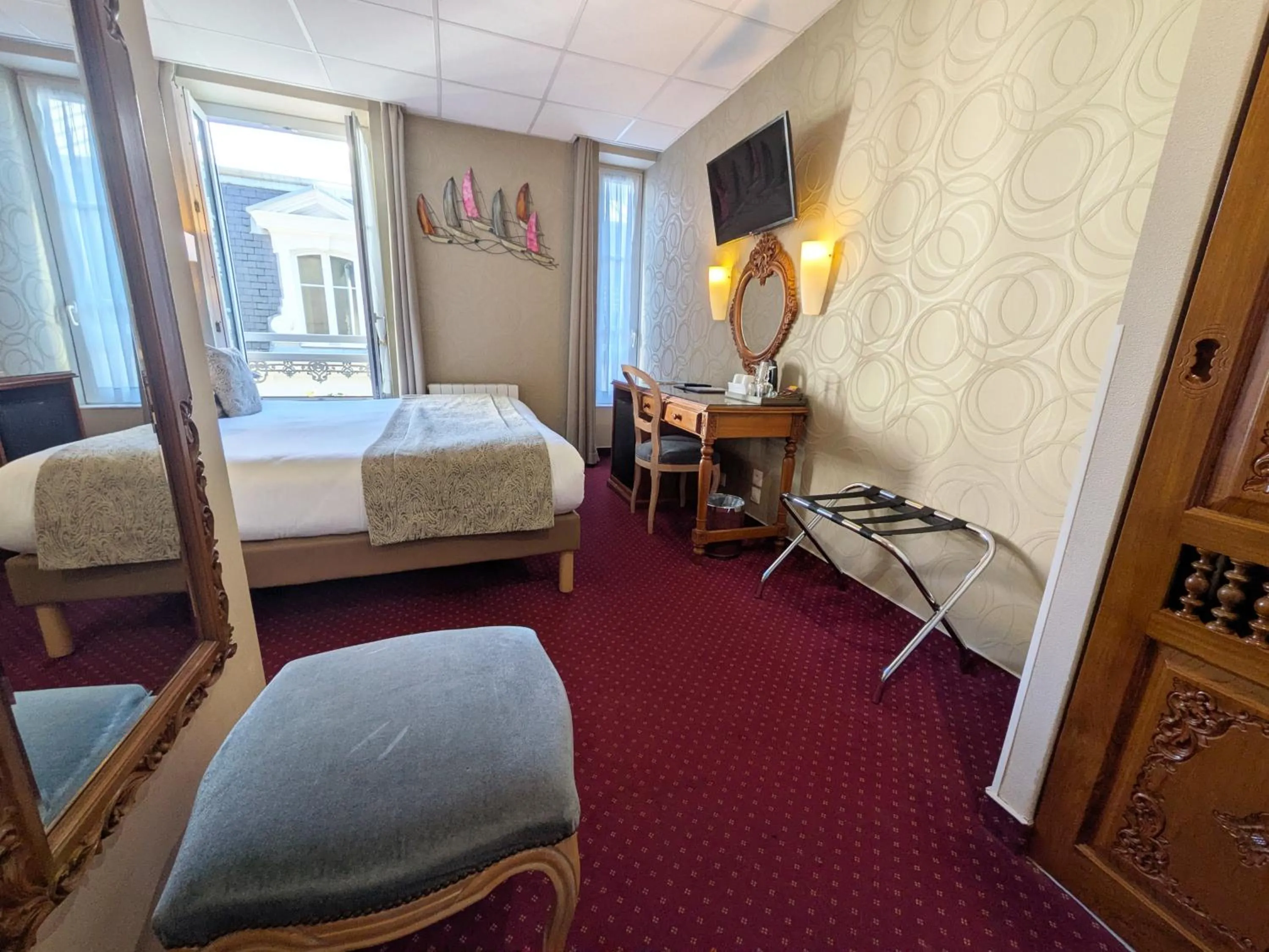 Bed in Hotel des Abers