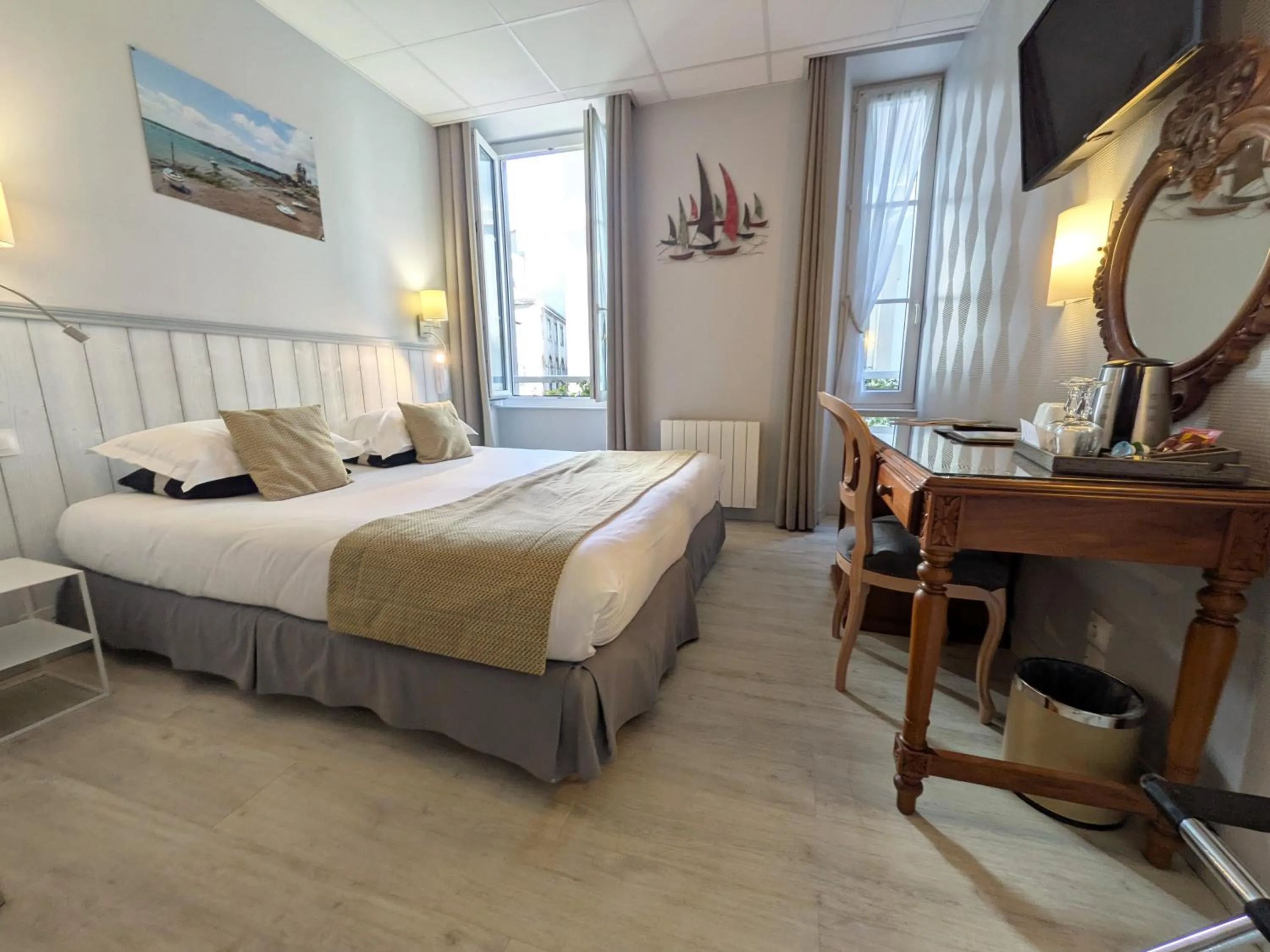 Bed in Hotel des Abers