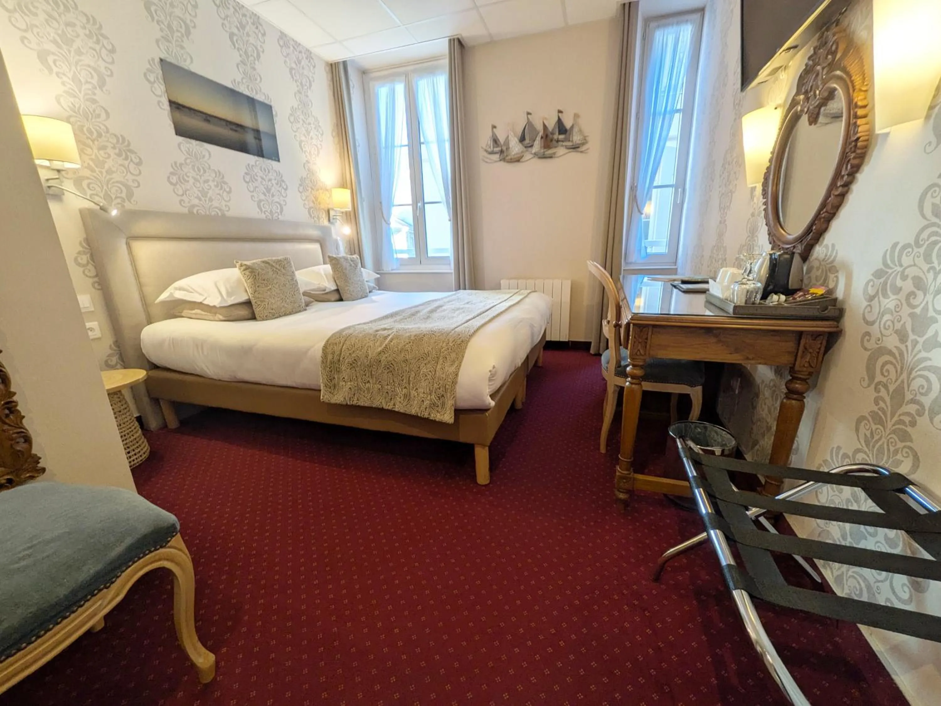 Bed in Hotel des Abers
