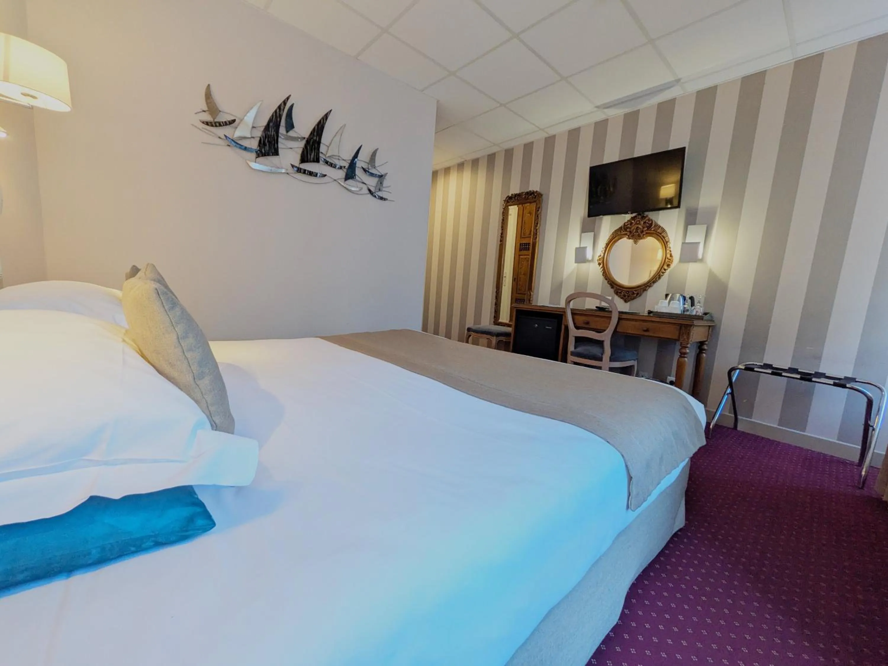 Bed in Hotel des Abers