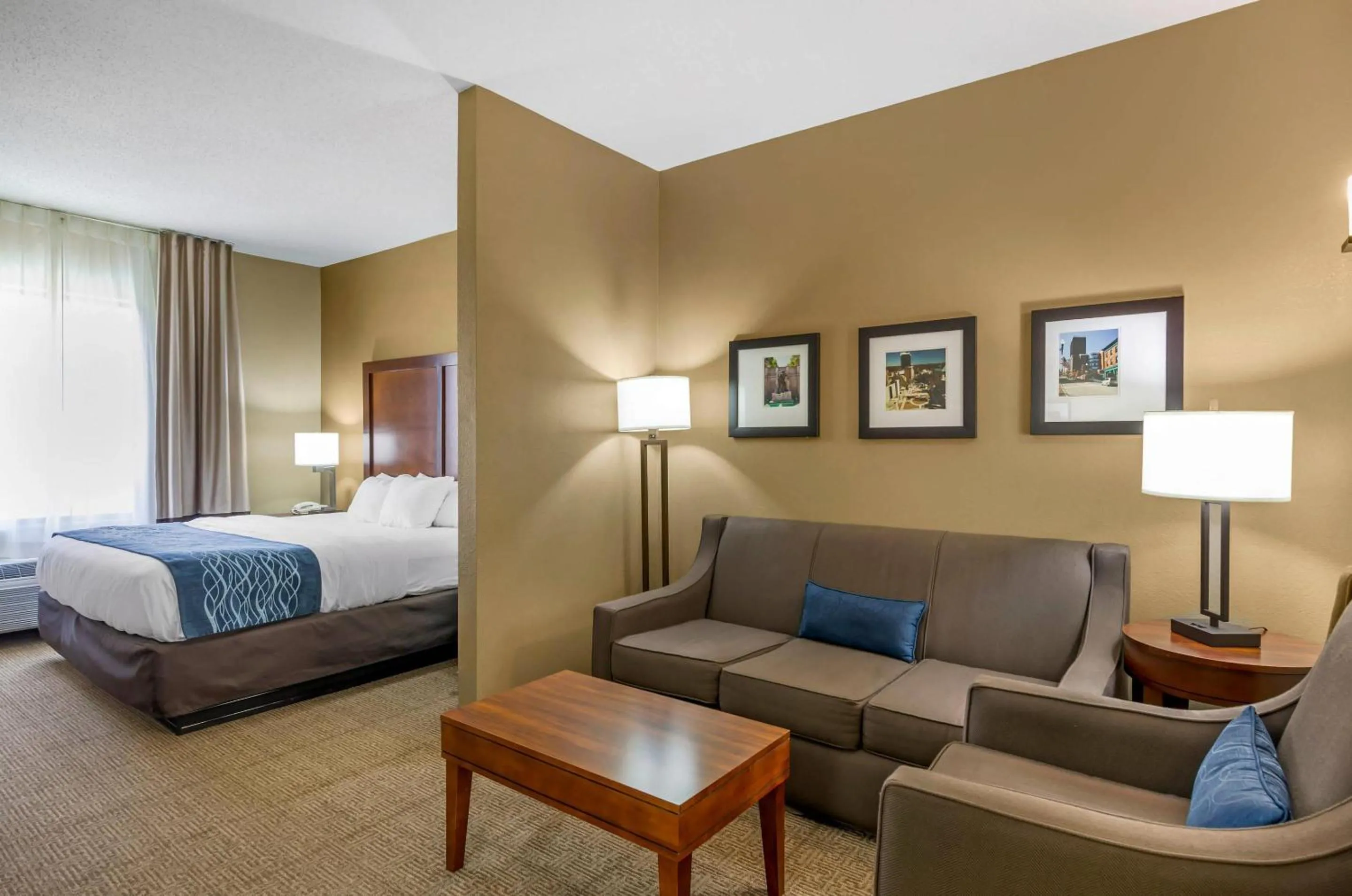 Bedroom, Bed in Comfort Inn & Suites Lynchburg Airport - University Area
