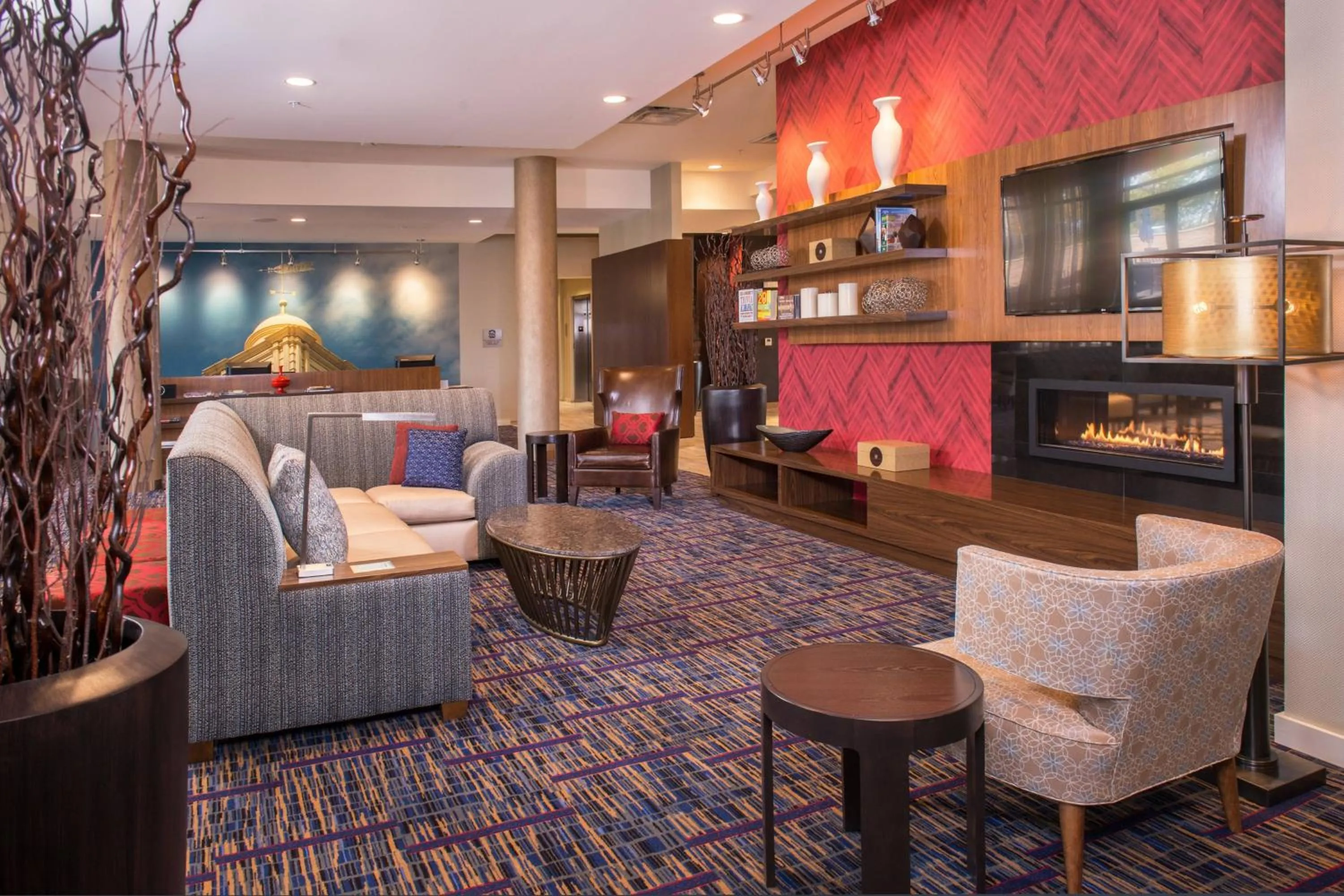 Lobby or reception in Courtyard by Marriott Shippensburg