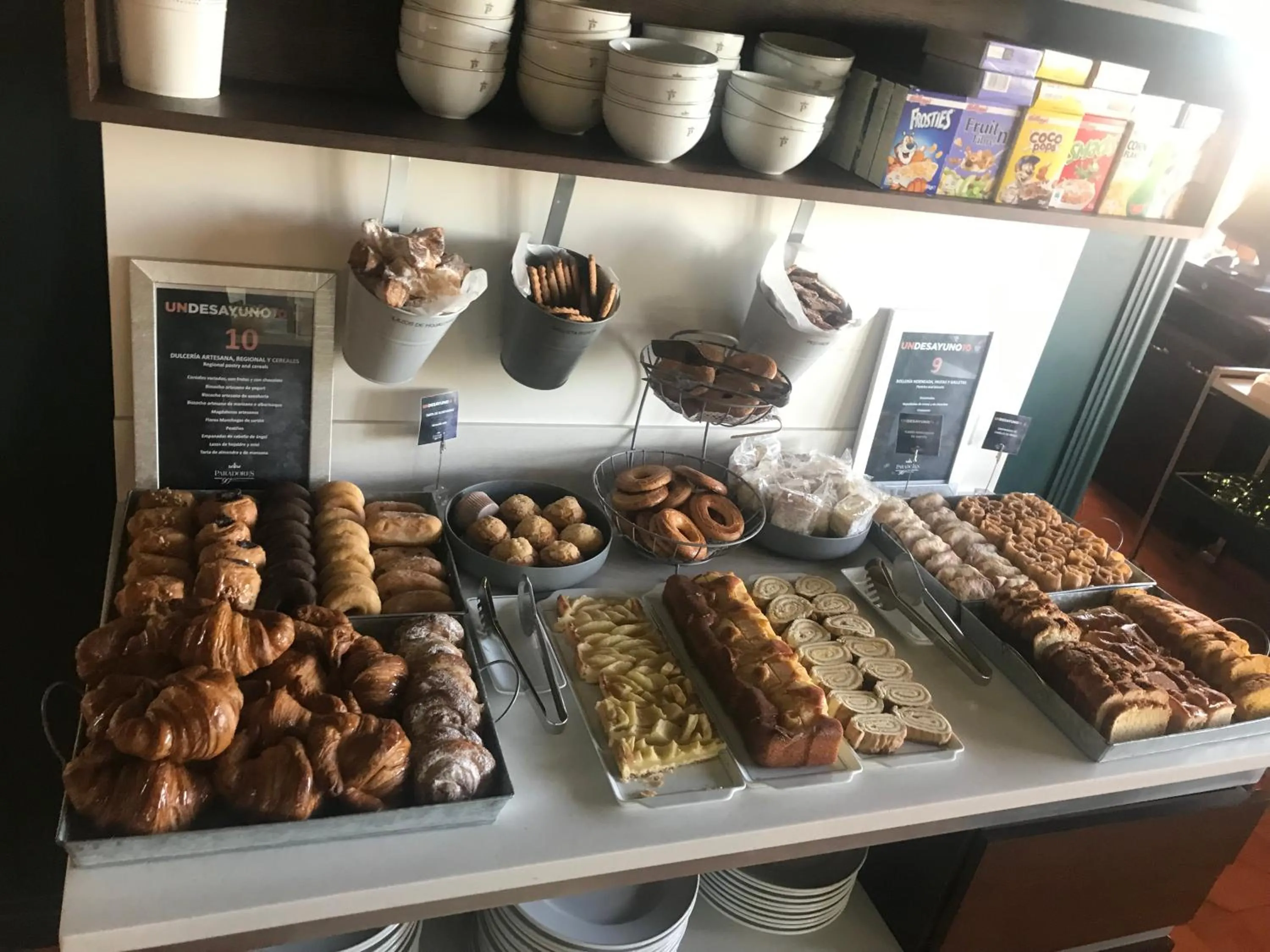Buffet breakfast in Parador de Toledo