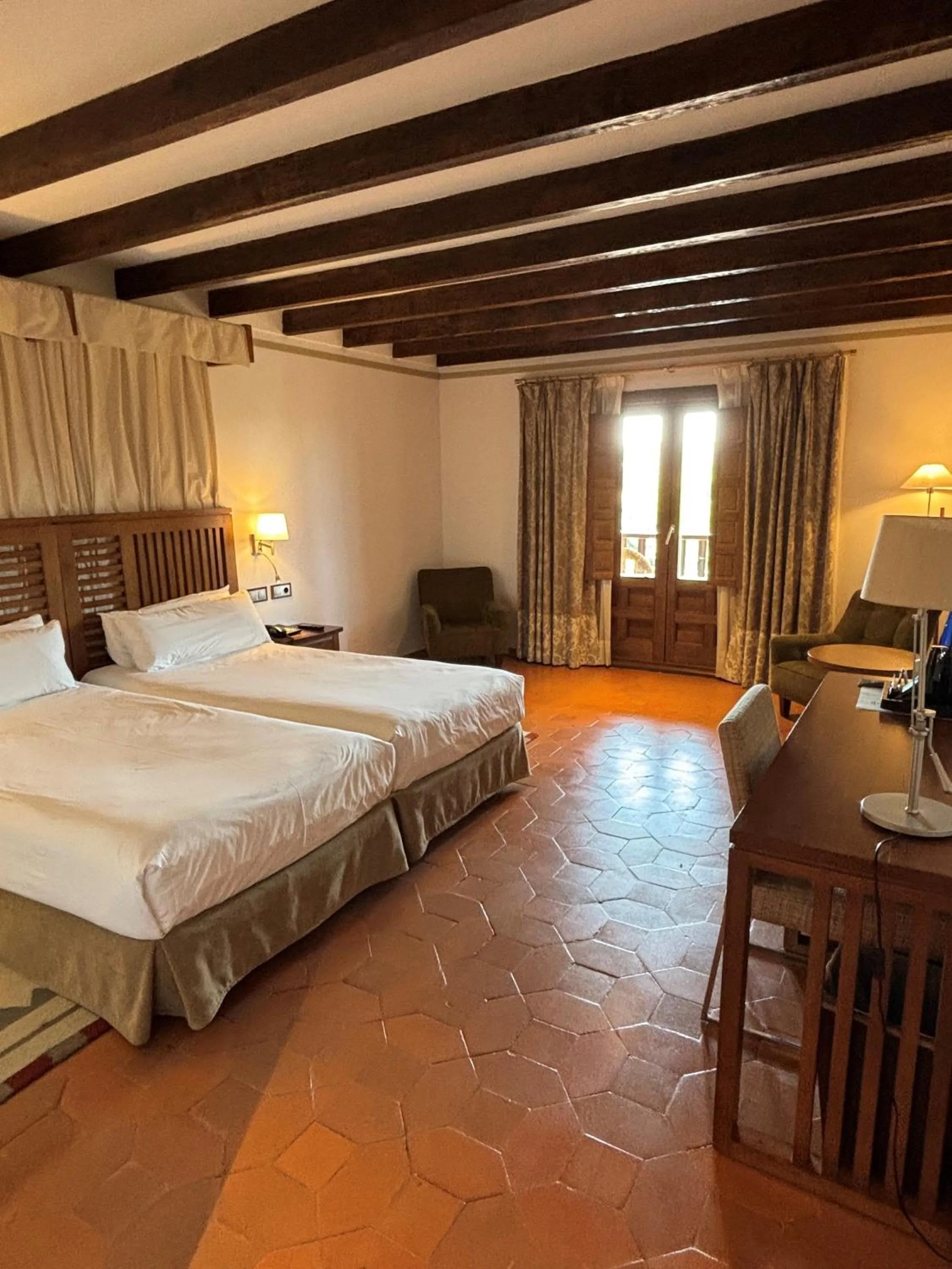 Bed in Parador de Toledo