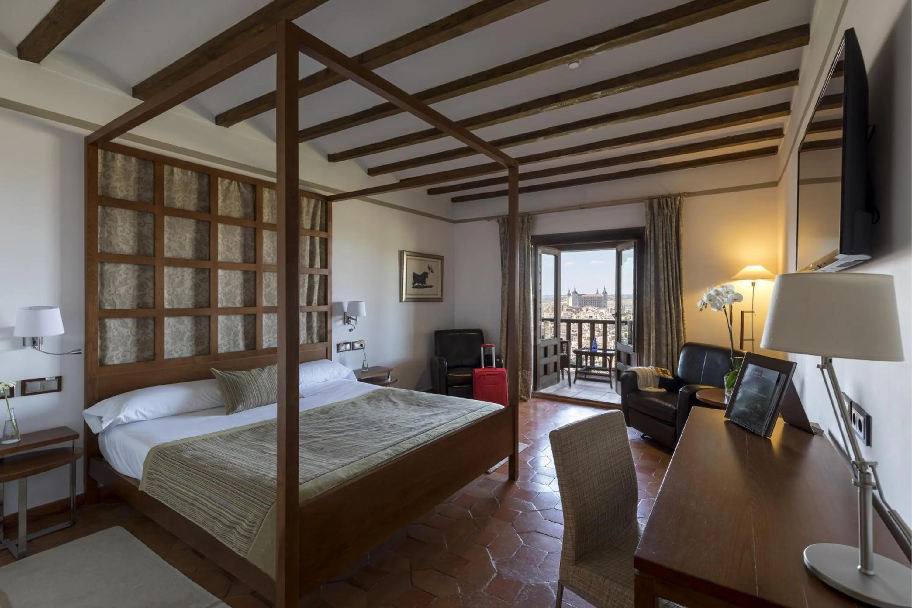 Bed in Parador de Toledo
