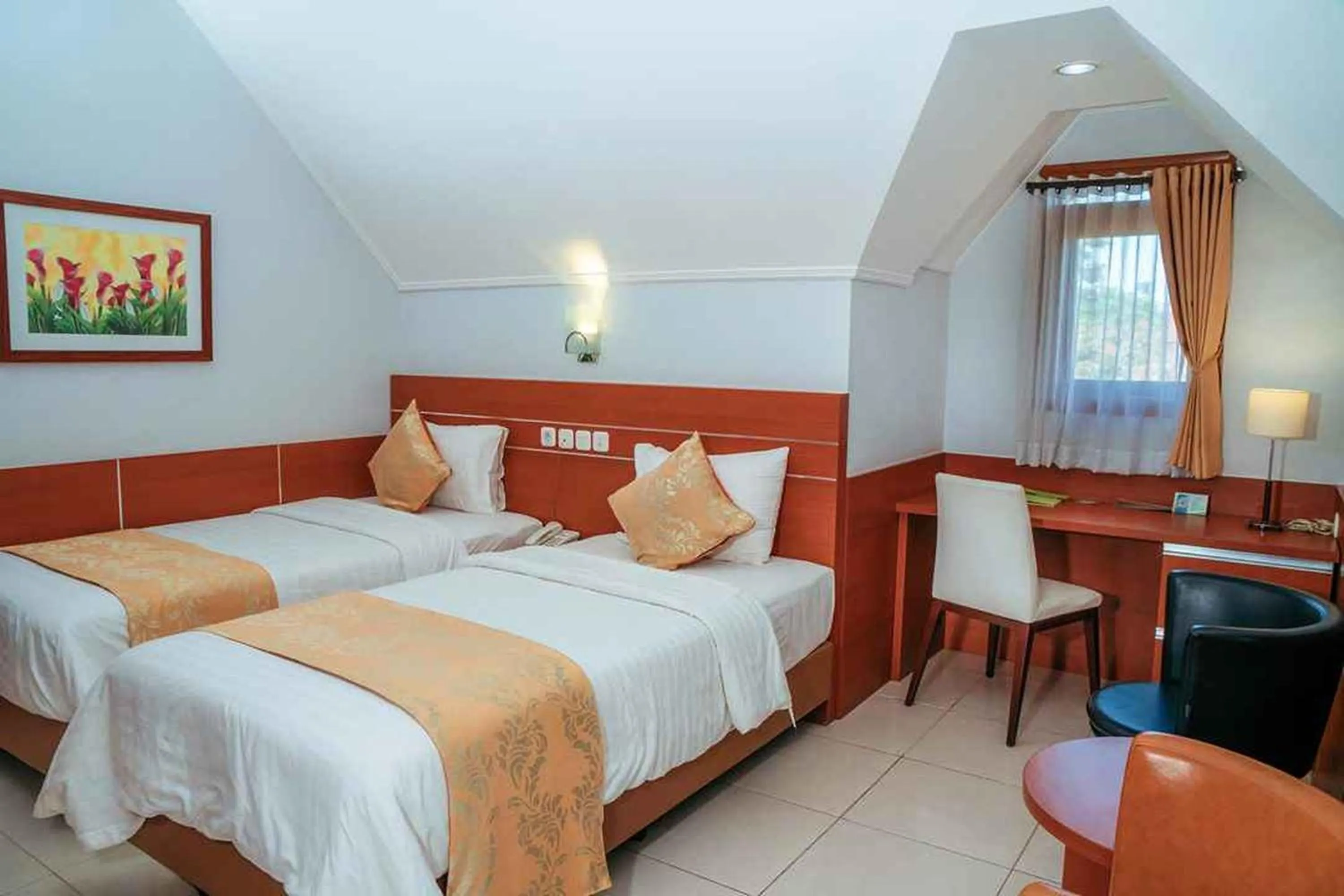 Bed in Ahadiat Hotel & Bungalow