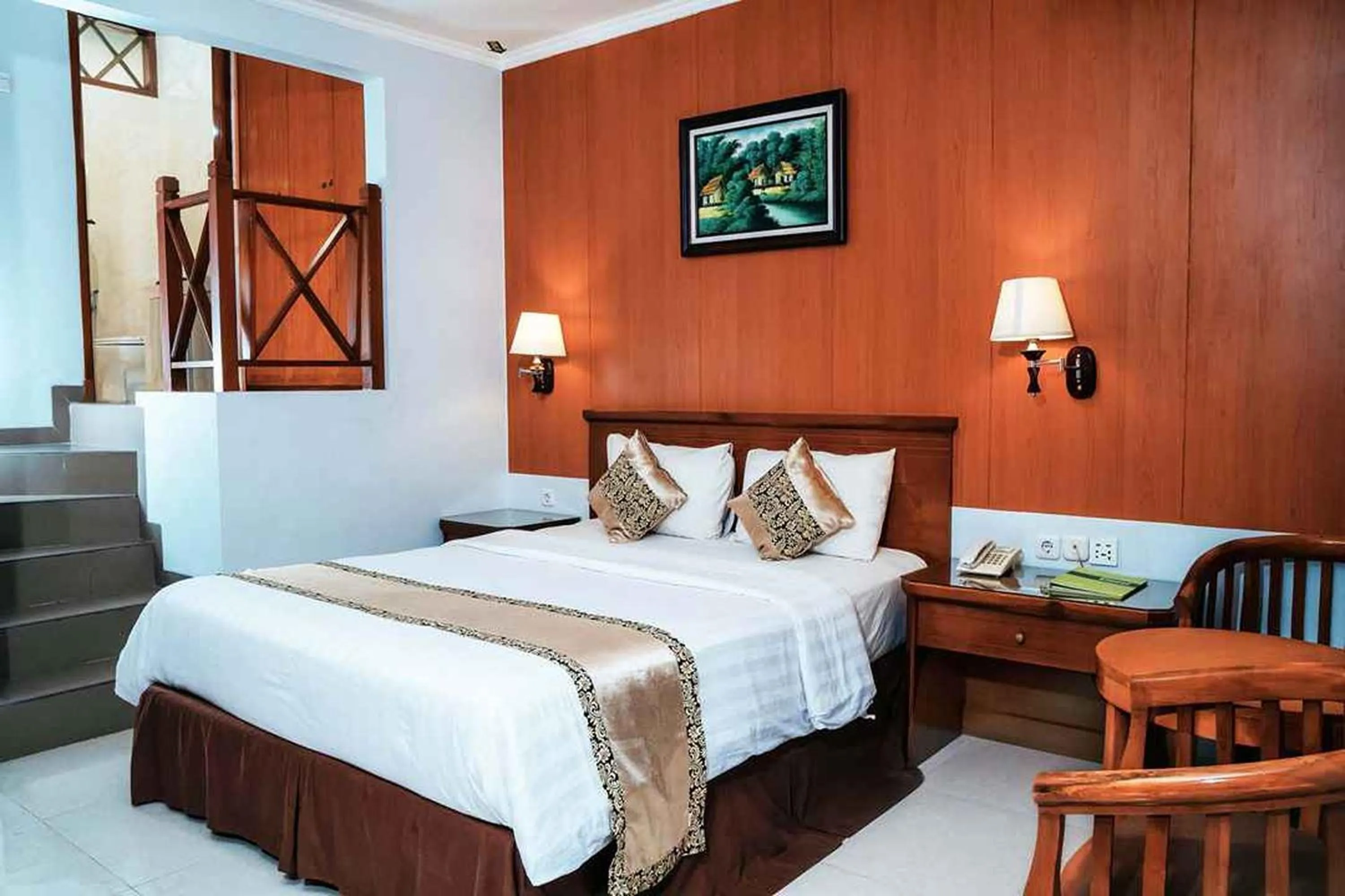 Bed in Ahadiat Hotel & Bungalow