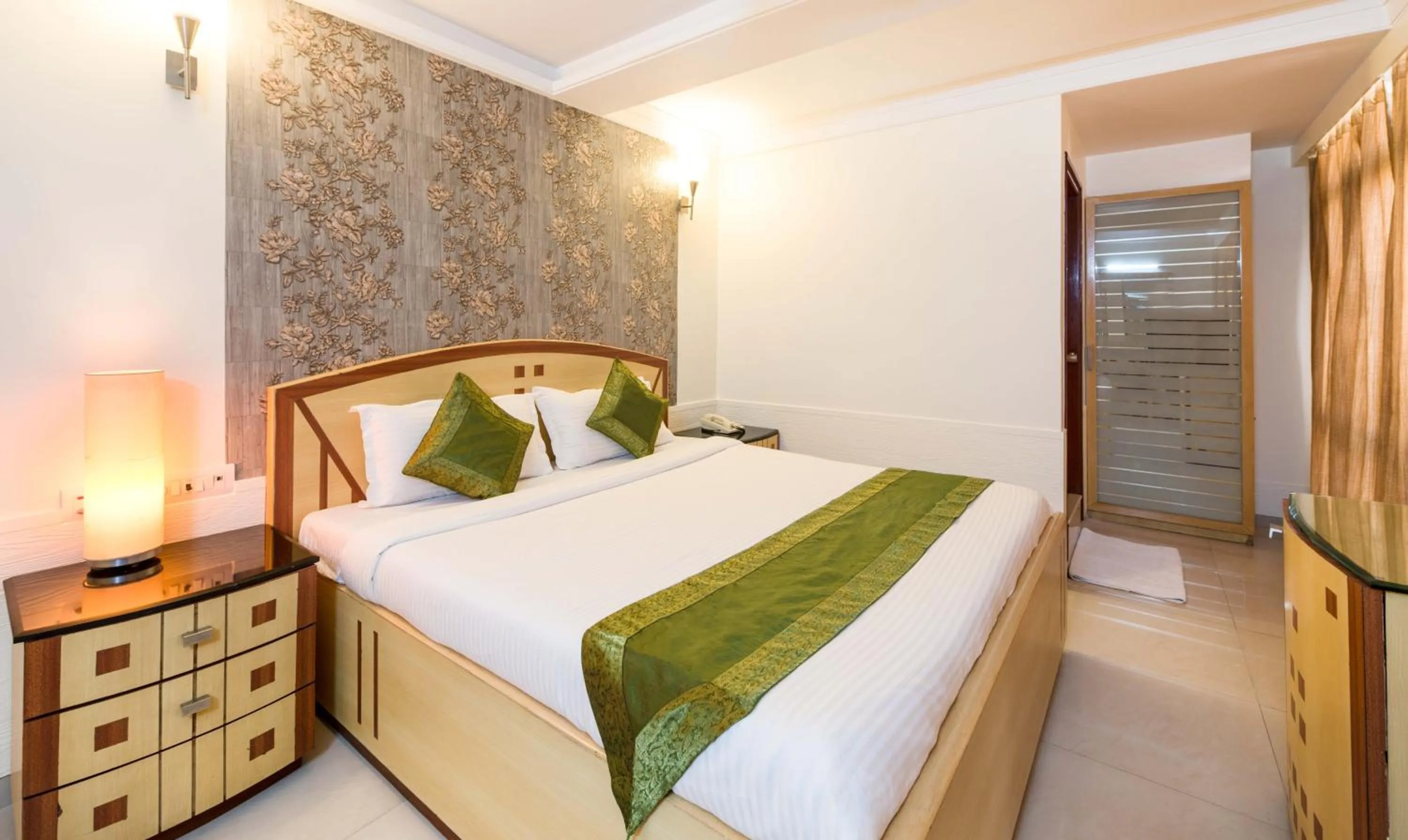 Bed in Treebo Paradise