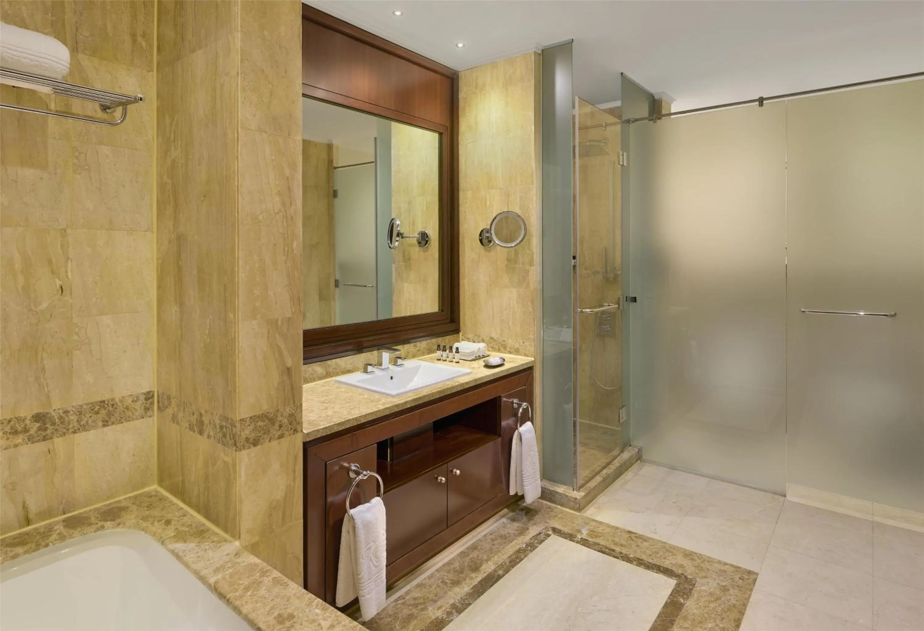 Shower in Royal Maxim Palace Kempinski Cairo
