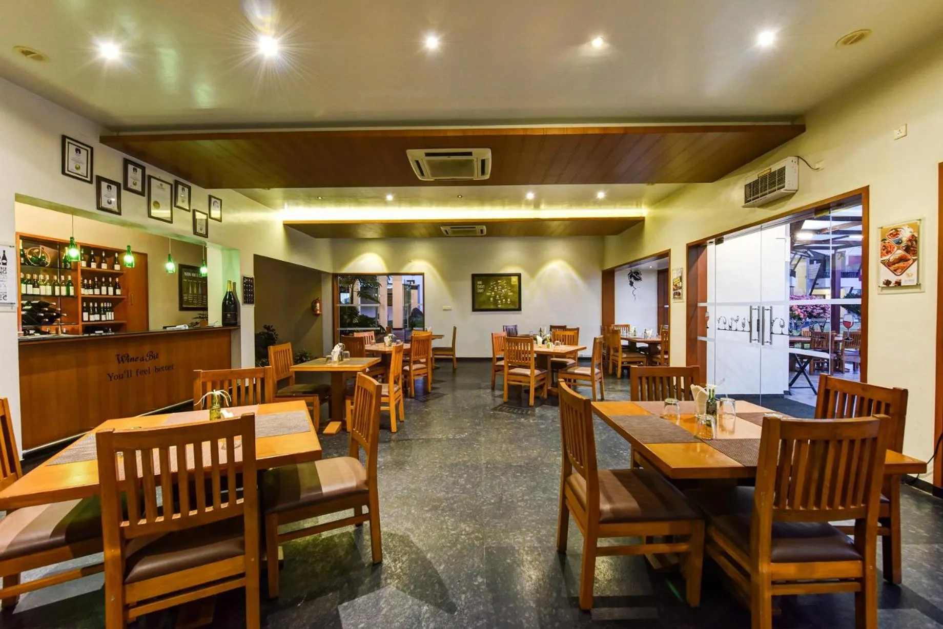 Restaurant/places to eat in Regenta Resort Soma Vine Village Nashik