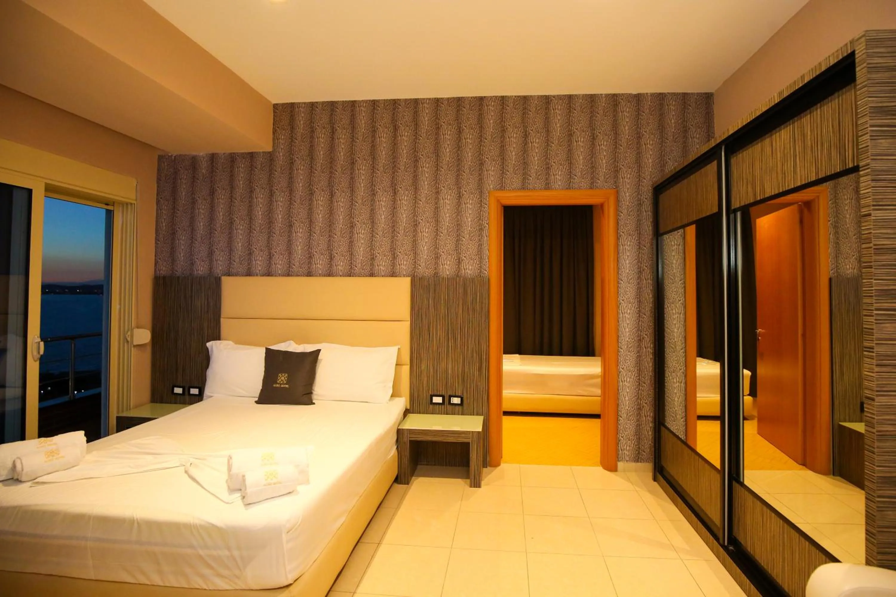 Bed in Aliko Hotel