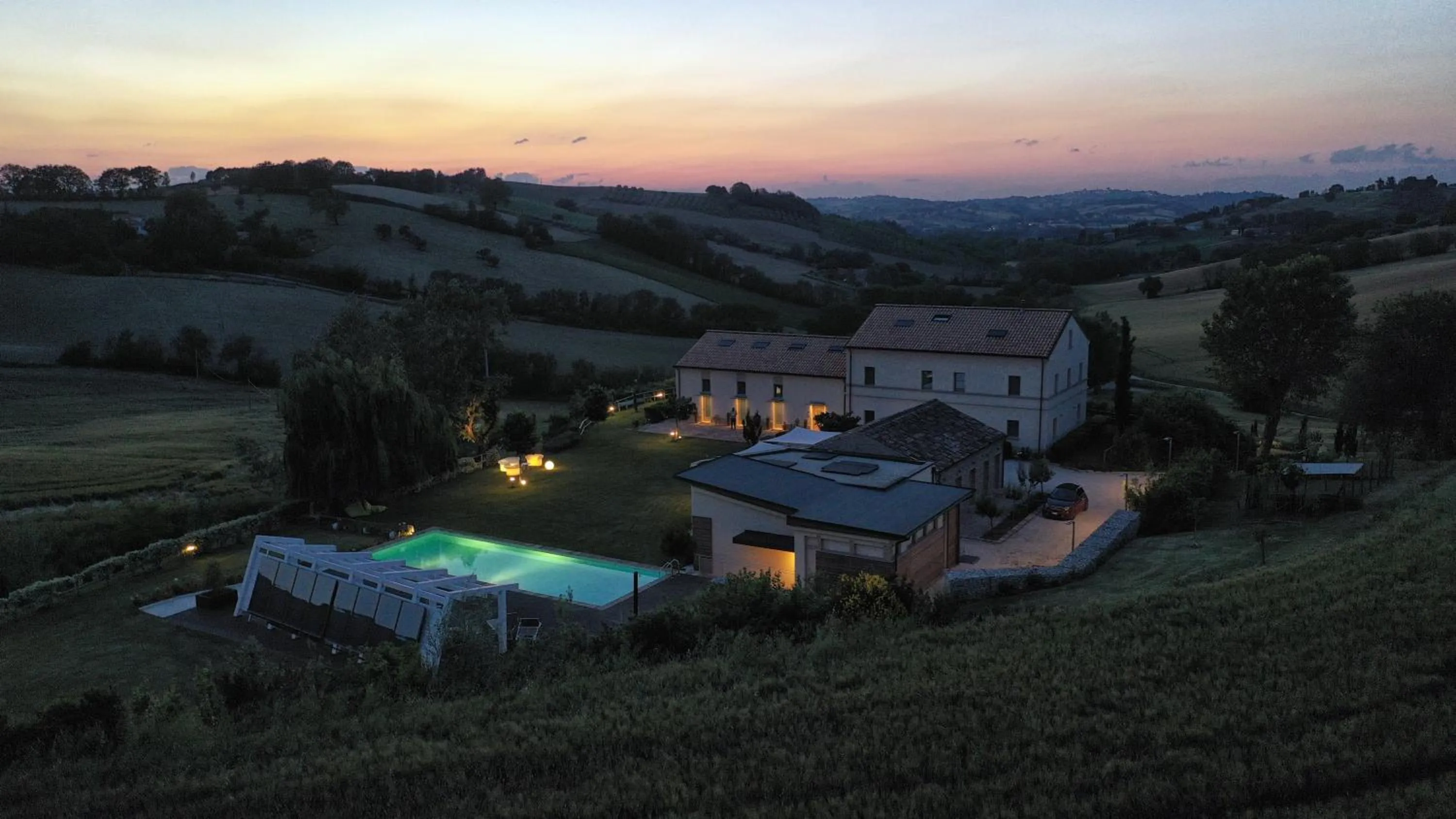 Natural landscape in Resort Il Gallo Senone