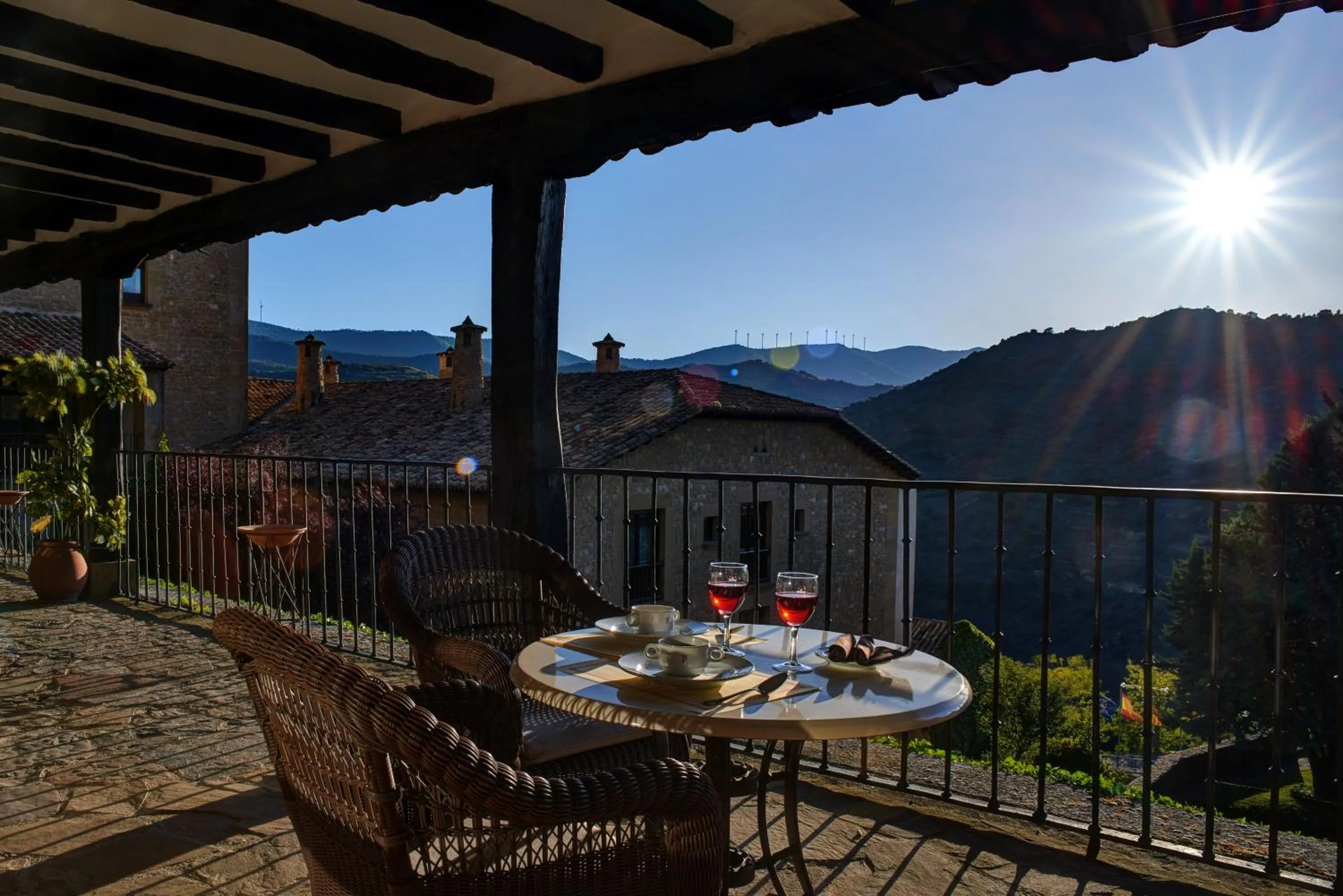 Balcony/Terrace in Parador de Sos del Rey Católico