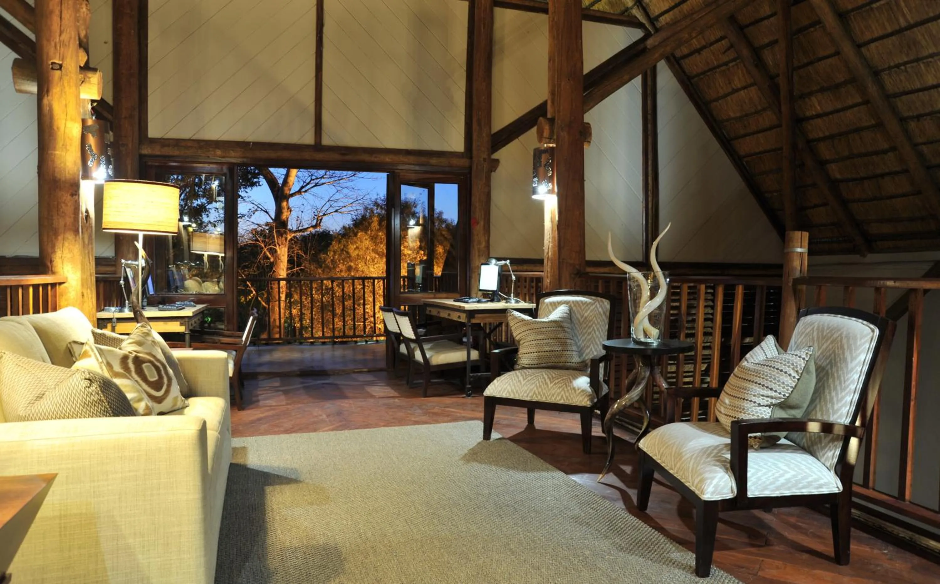 Library in Victoria Falls Safari Suites