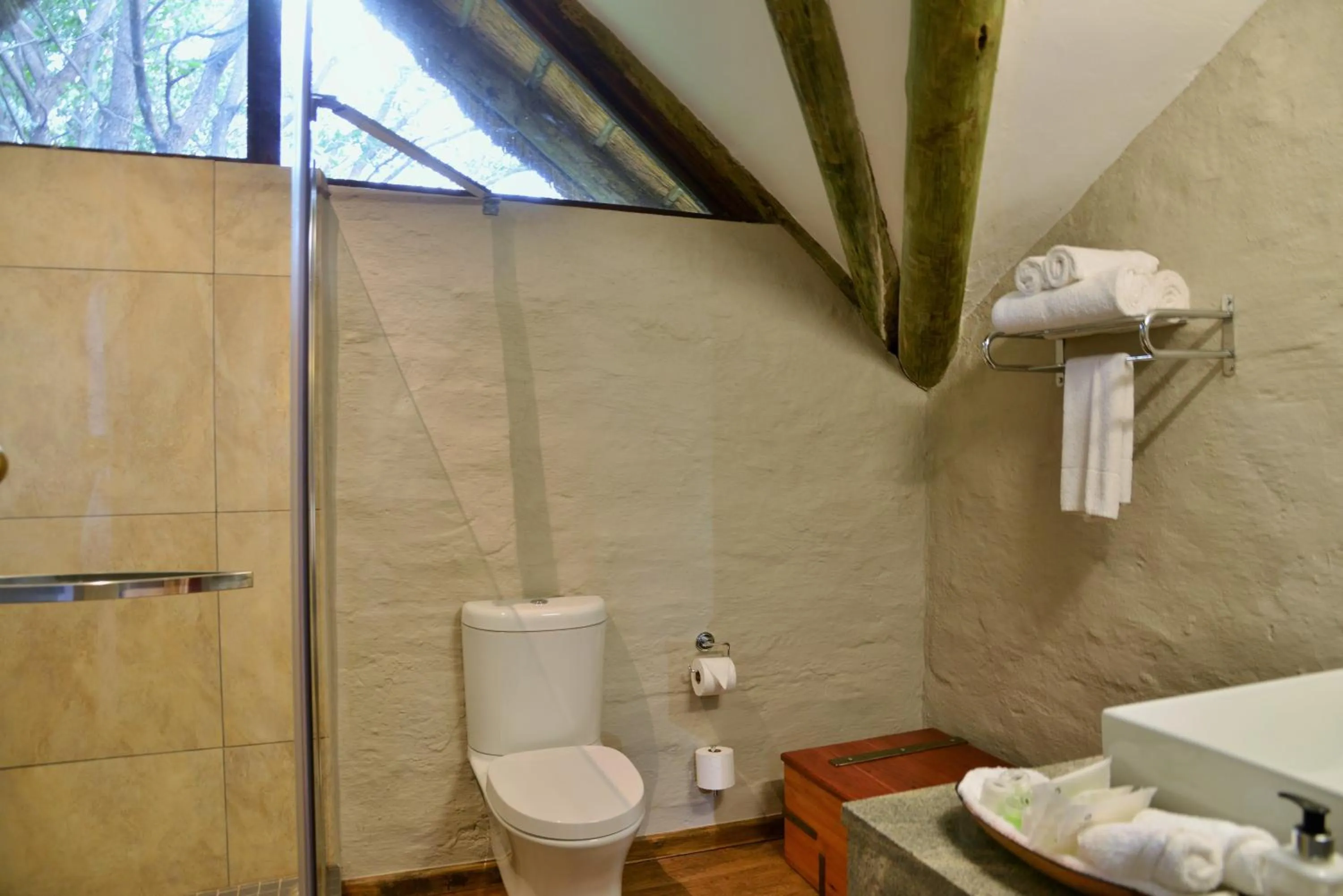 Bathroom in Victoria Falls Safari Suites