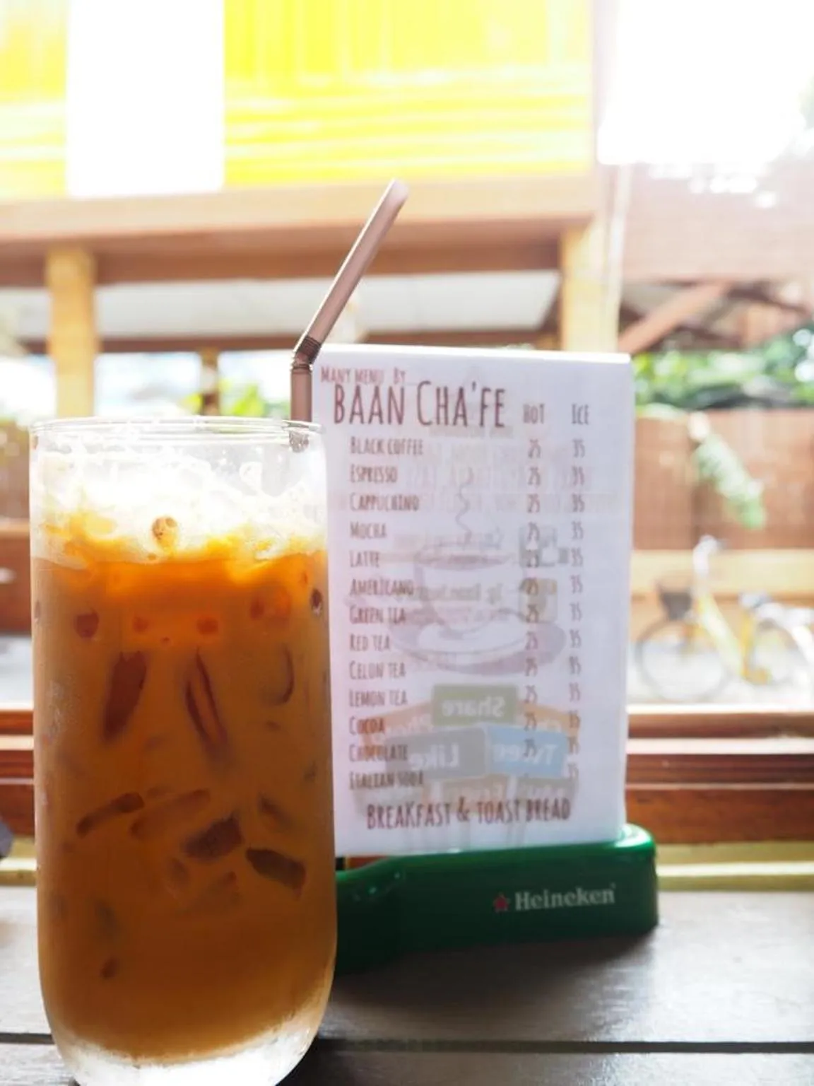 Non alcoholic drinks in Baan Bussara