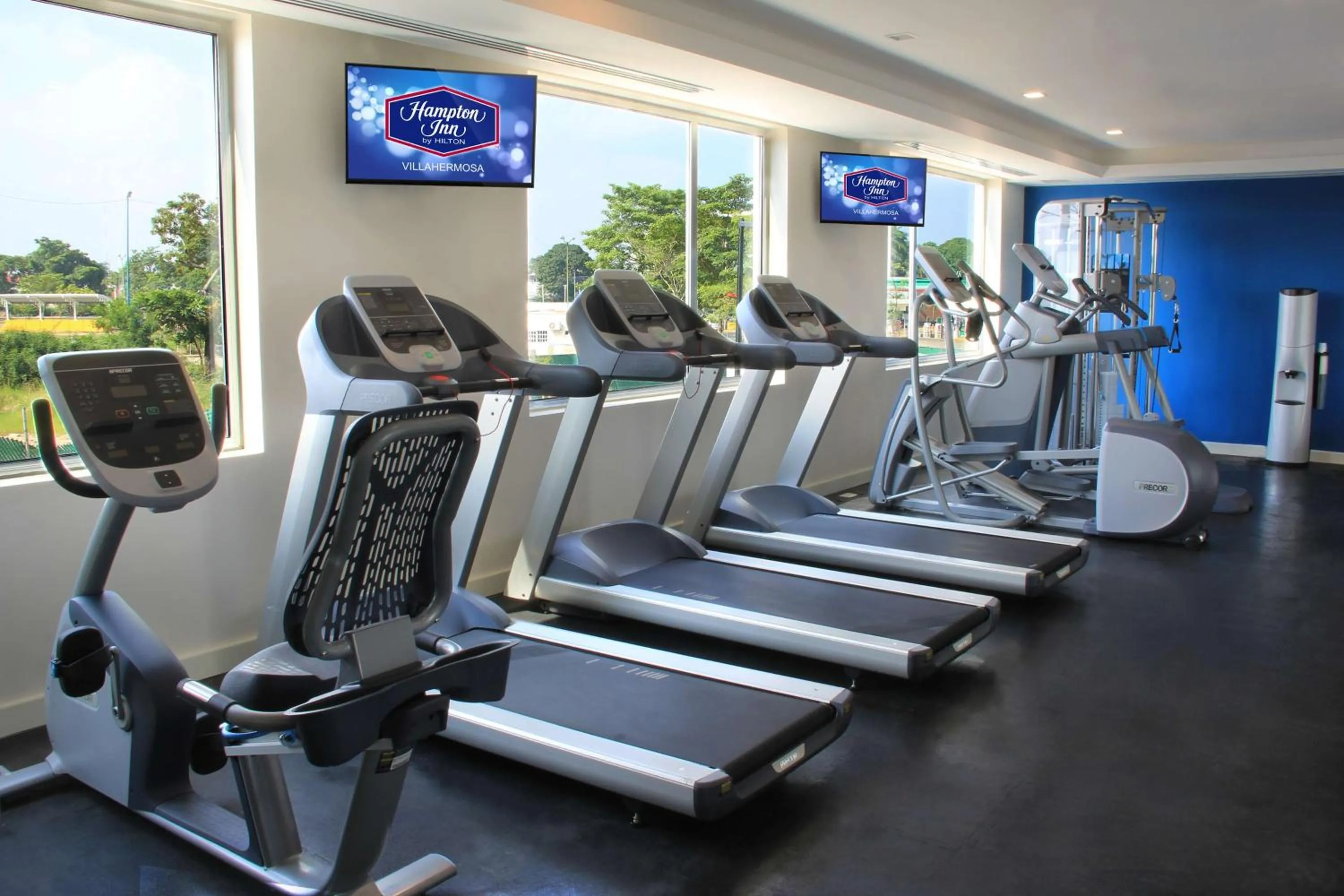 Fitness centre/facilities in Hampton Inn by Hilton Villahermosa