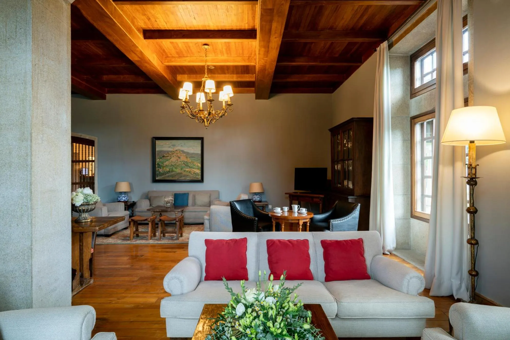 Living room in Parador de Verín