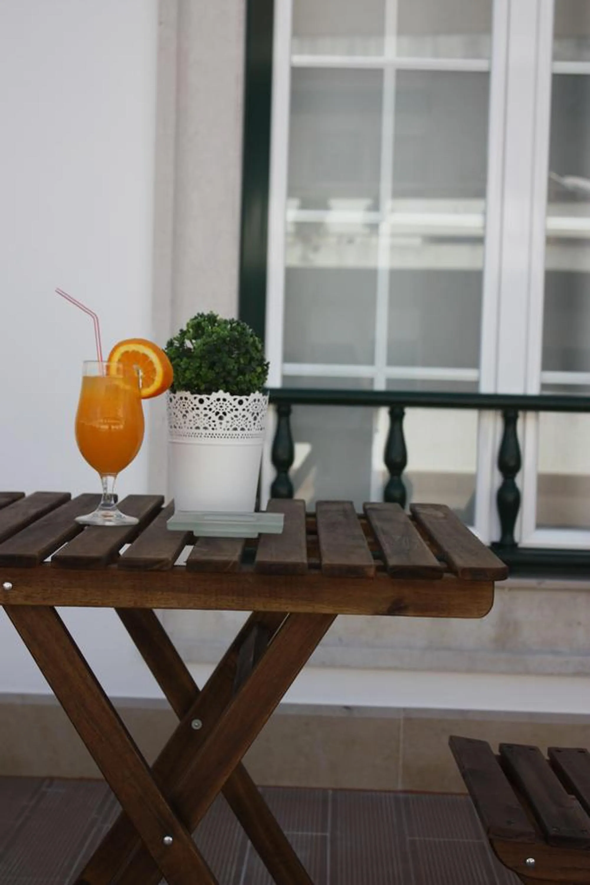 Balcony/Terrace in Hostel Rossio Alcobaça
