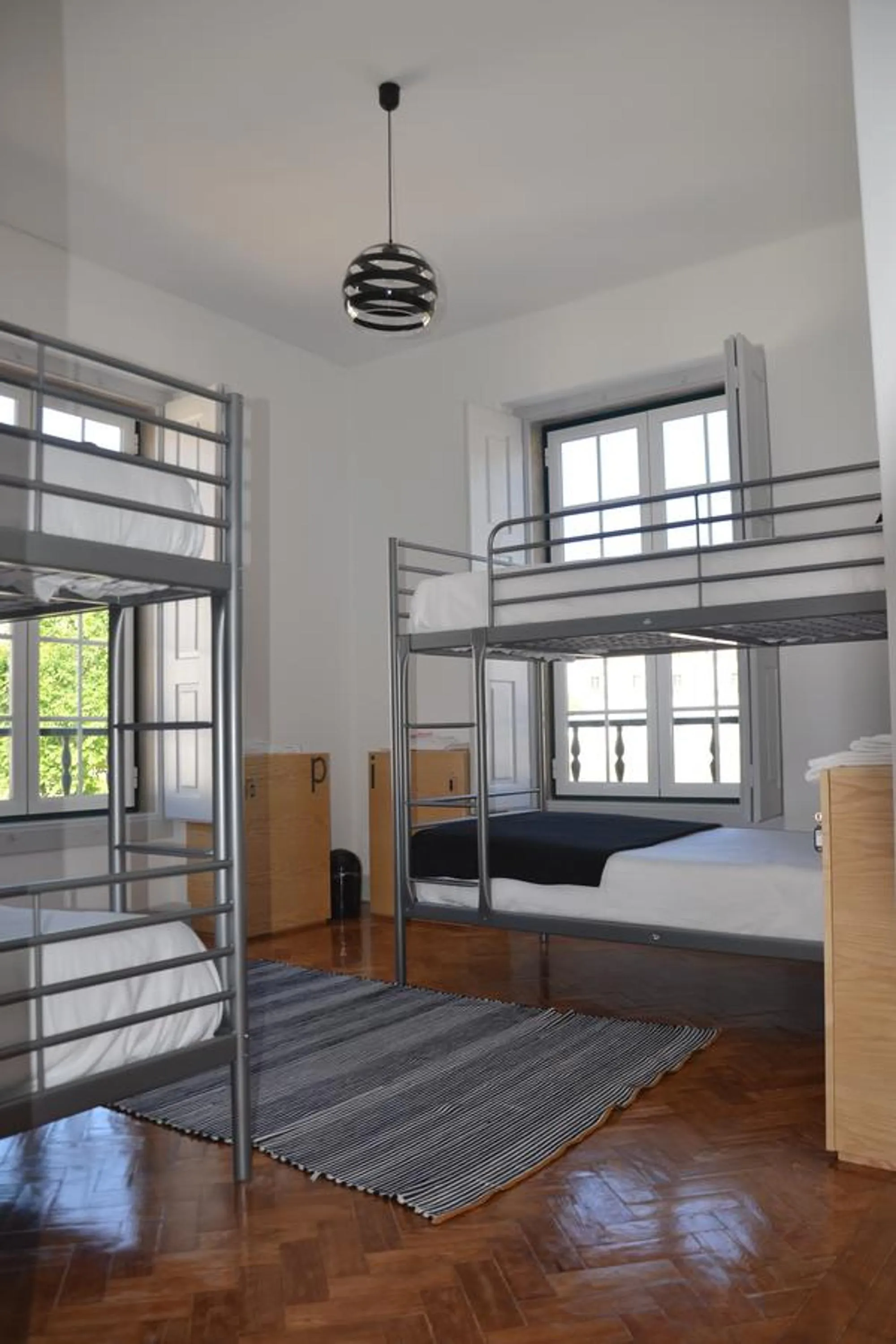 Decorative detail, Bed in Hostel Rossio Alcobaça