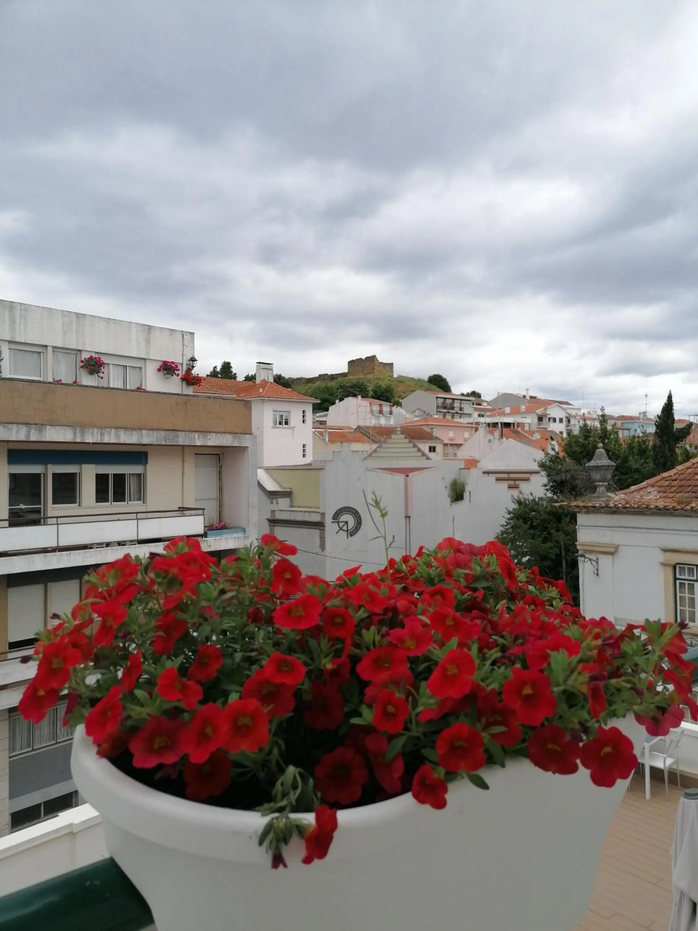 Balcony/Terrace in Hostel Rossio Alcobaça
